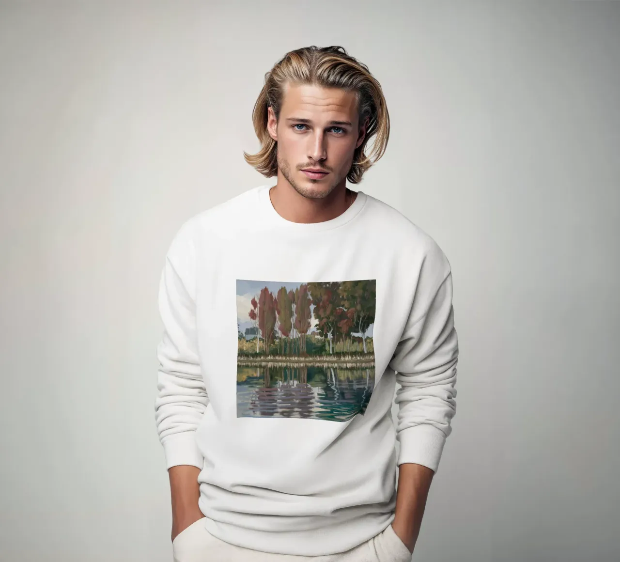 Specchio della linea Autunno felpa da Solestice Strokes