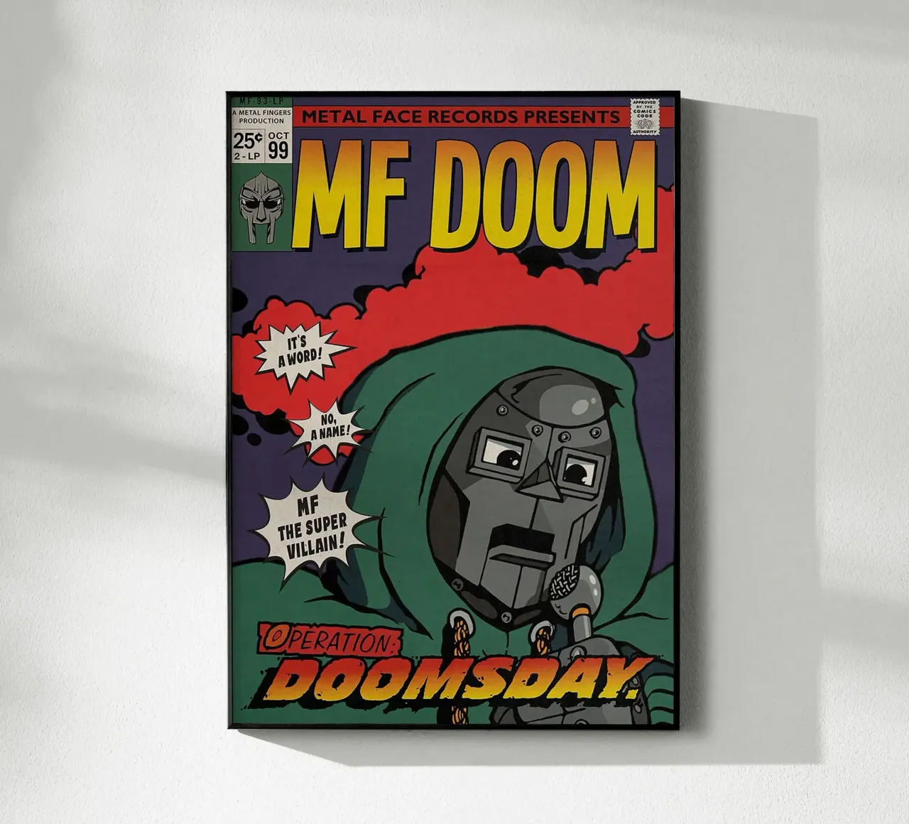 Operation Doomsday – MF DOOM plexiglass da Attaboy Dsgn