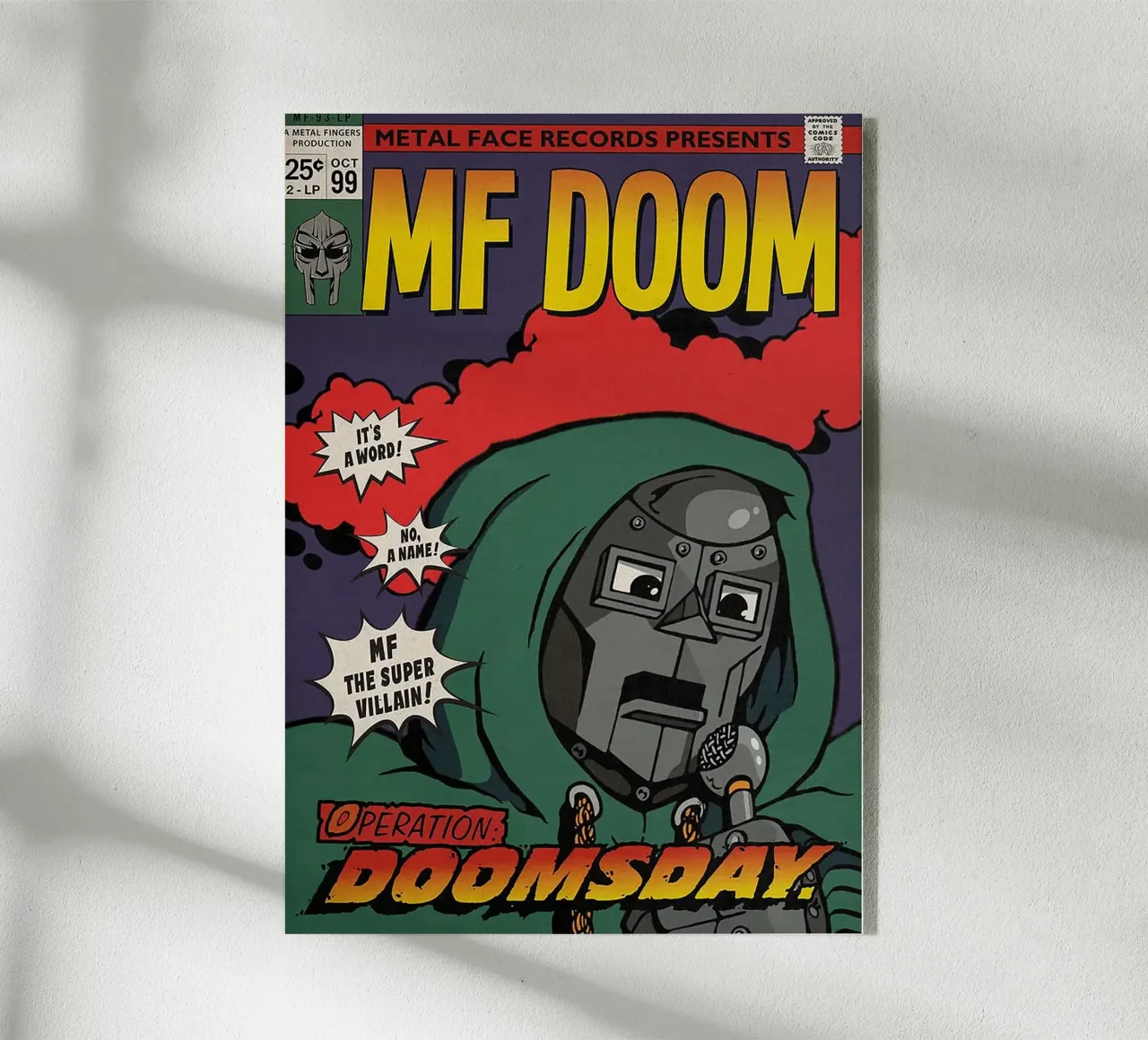 Operation Doomsday – MF DOOM plexiglass da Attaboy Dsgn