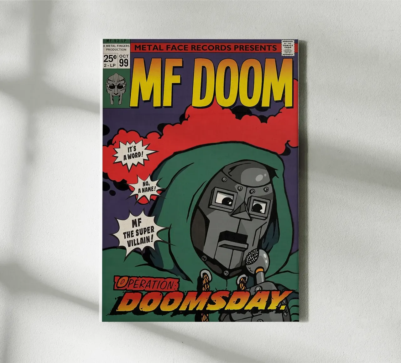 Operation Doomsday – MF DOOM tela da Attaboy Dsgn