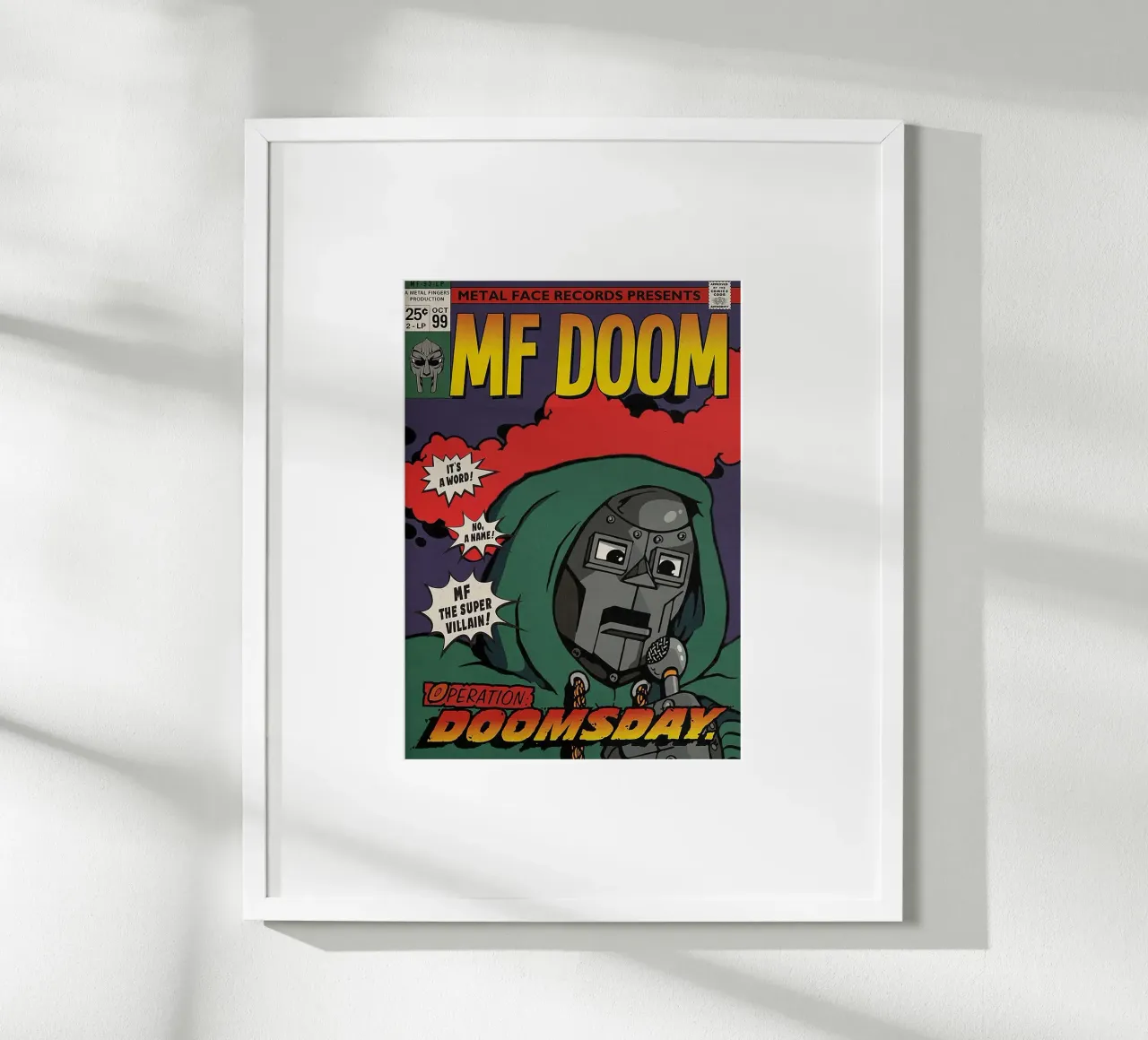 Operation Doomsday – MF DOOM poster da Attaboy Dsgn