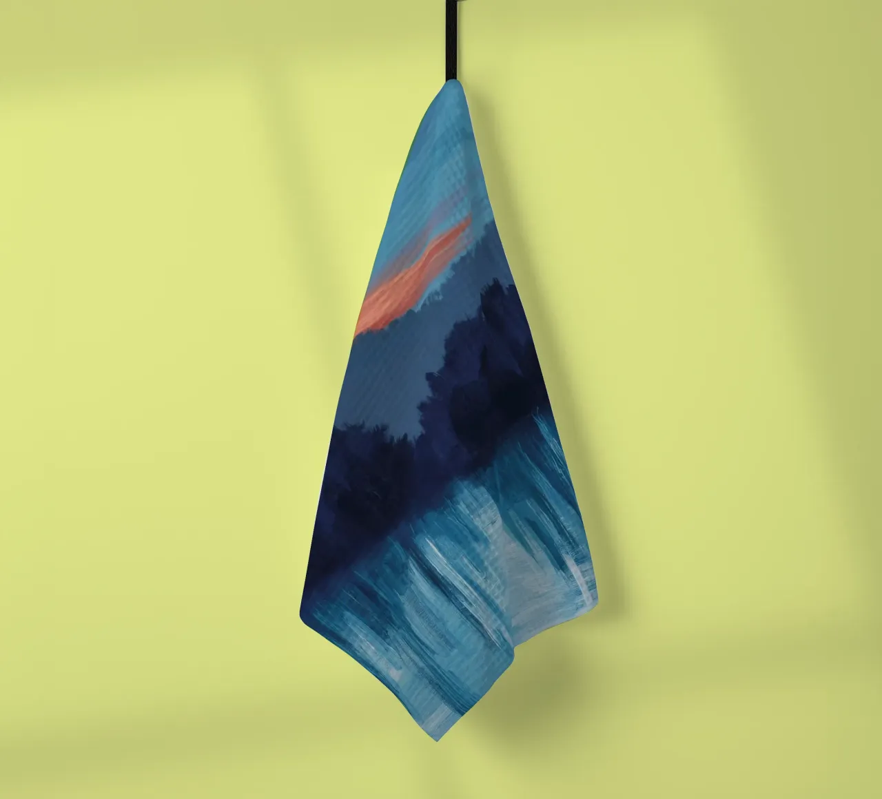 Voile de la forêt du crépuscule torchon de Solestice Strokes