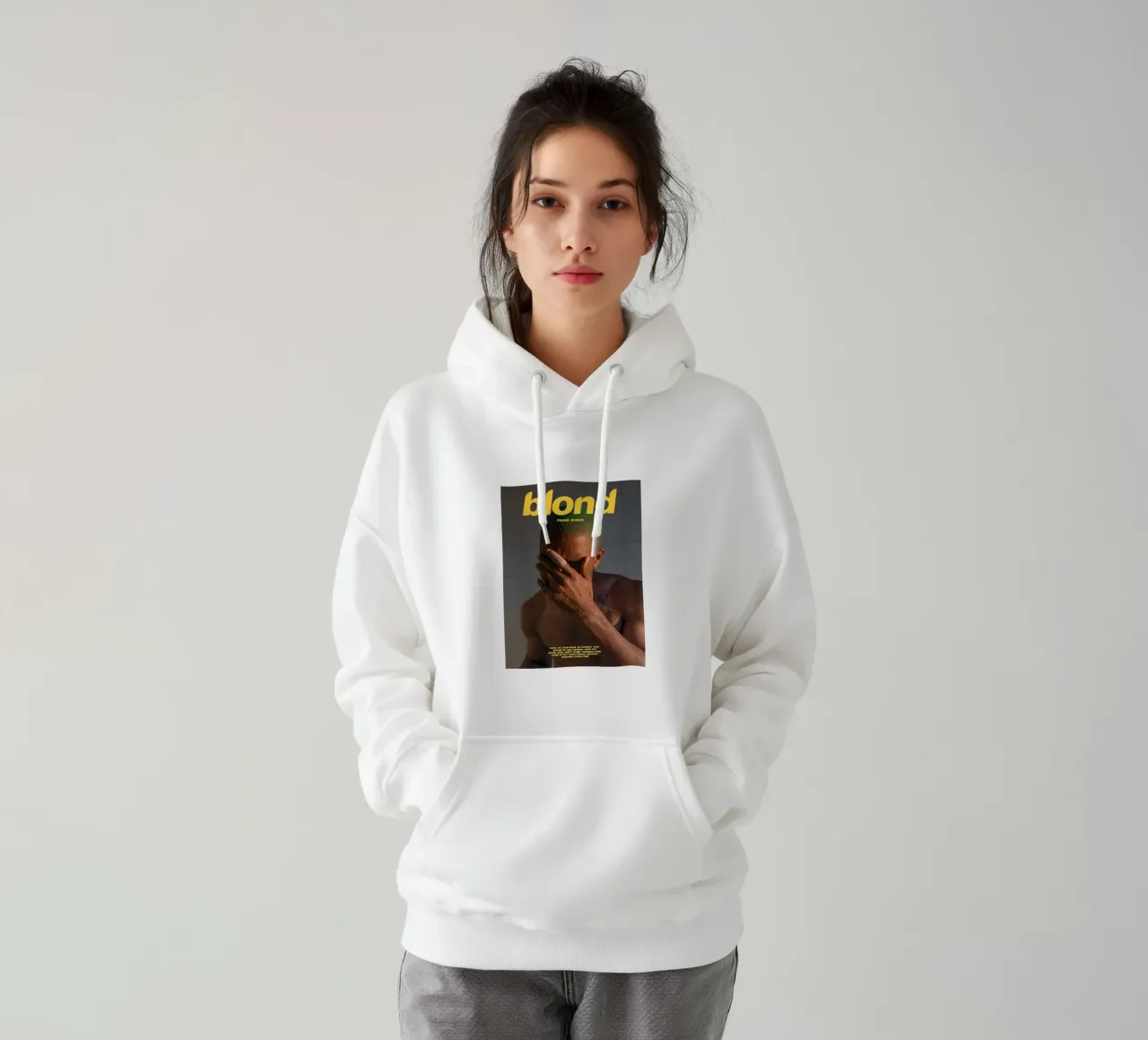 blond Frank Ocean felpa con cappuccio da Attaboy Dsgn