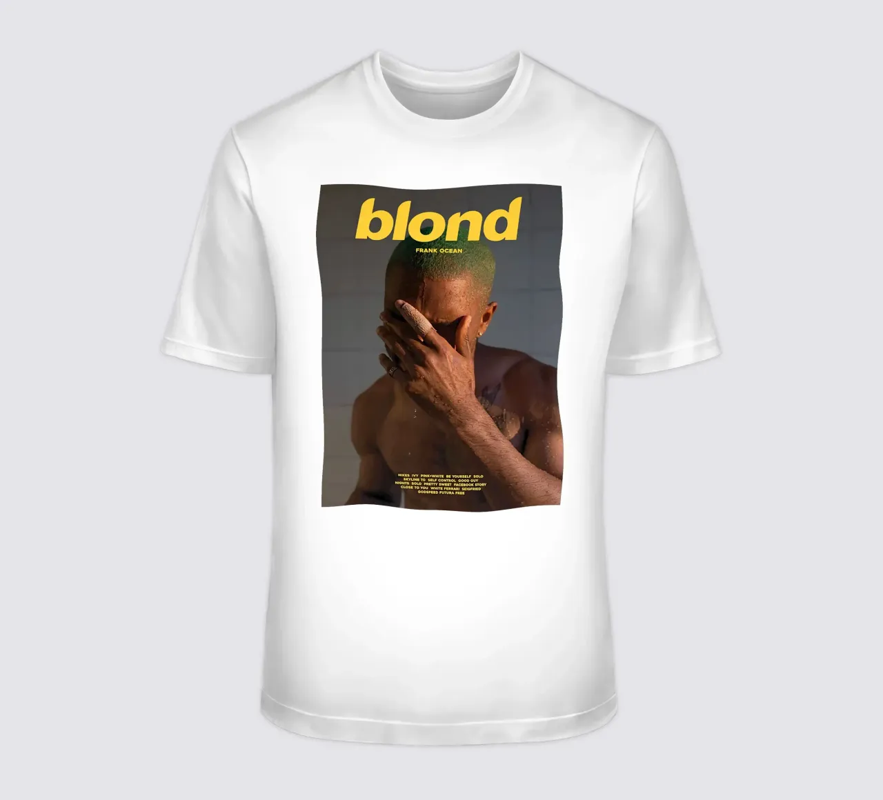 blond Frank Ocean t-shirt da Attaboy Dsgn