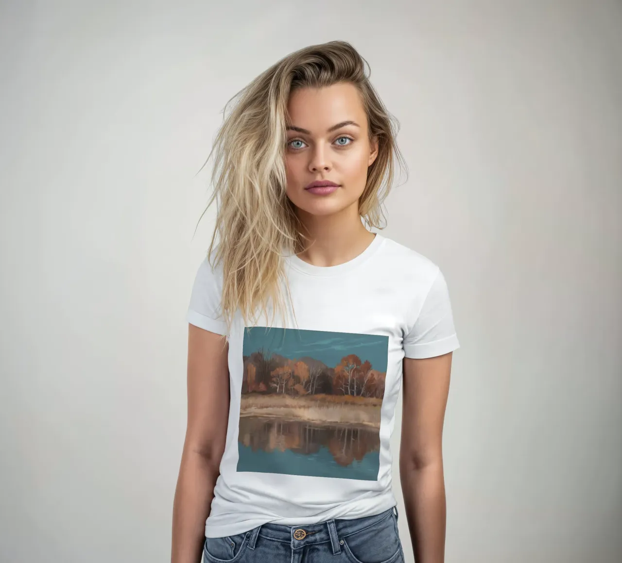 Herbstliches Kantenglühen Frauen T-Shirt von Solestice Strokes