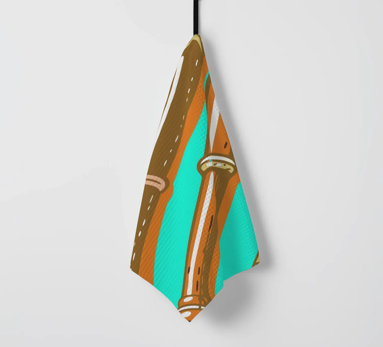 Baseball Bats tea towel by SPORTS ONLY