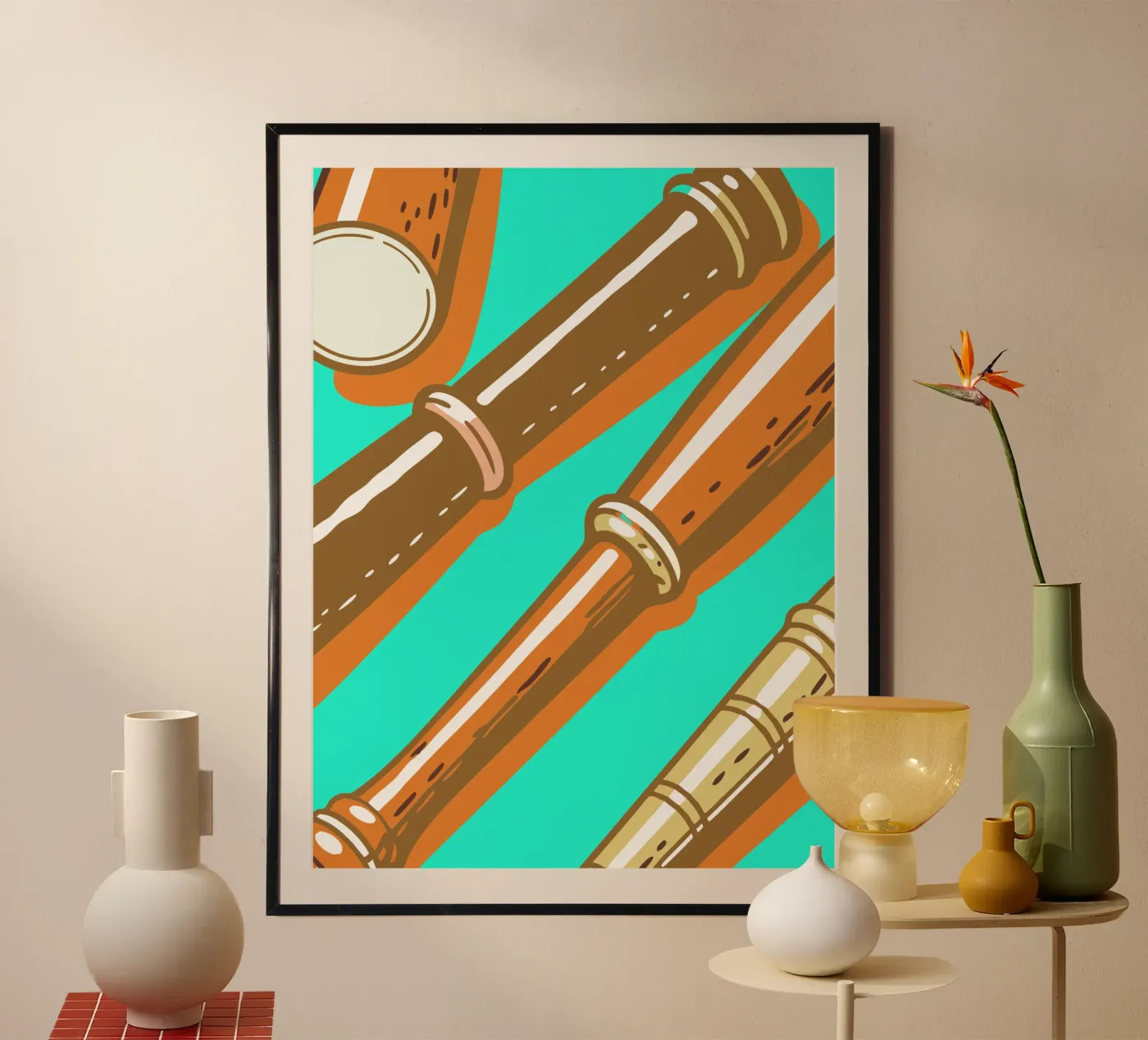 Baseball Bats poster by SPORTS ONLY