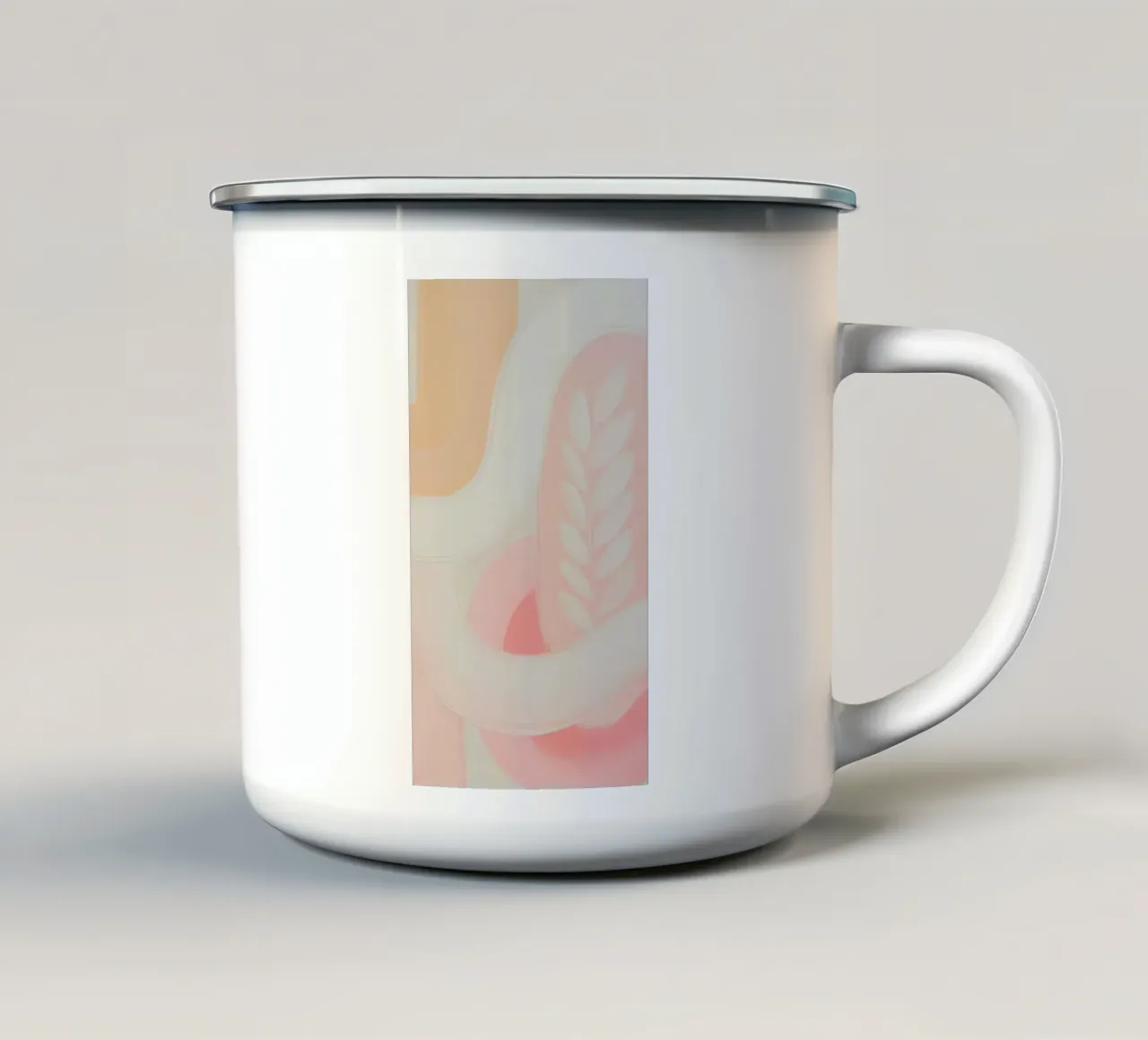 Soft Nature Vibes No. 1 Emaille Tasse von 20 Farben