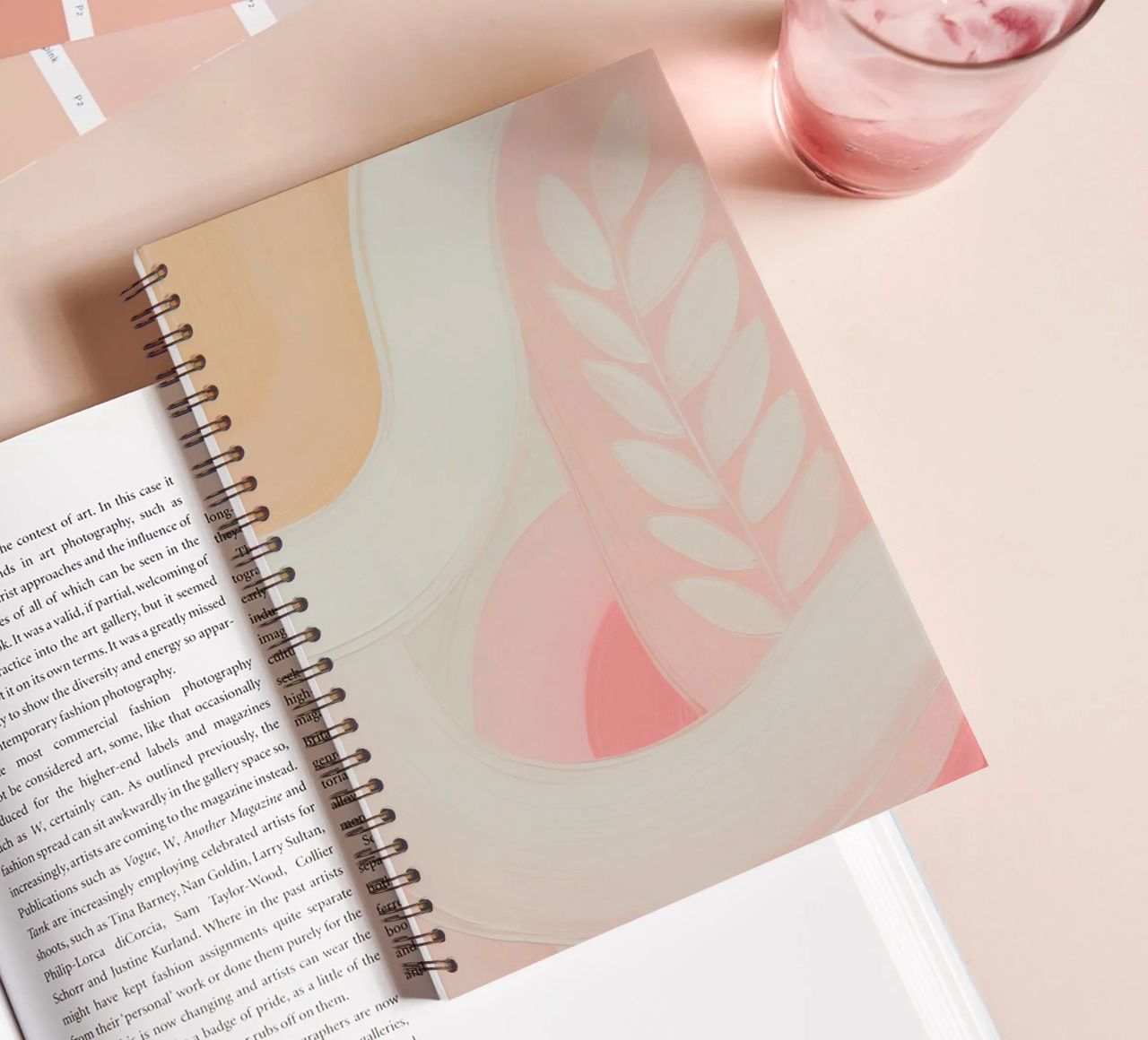Soft Nature Vibes No. 1 spiral notebook by 20 Farben
