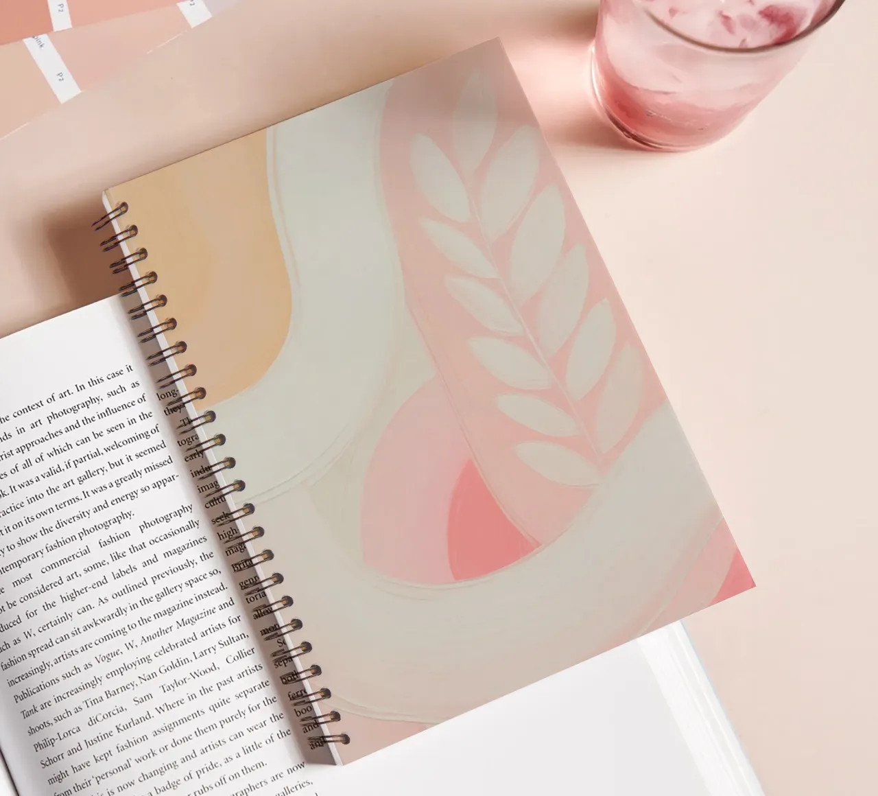 Soft Nature Vibes No. 1 spiral notebook by 20 Farben