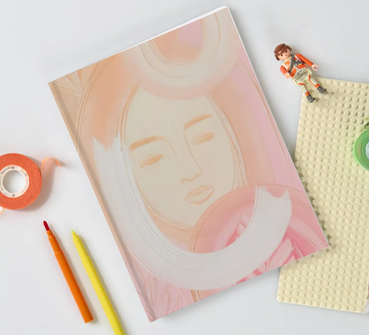 Soft Nature Vibes No.2 Notizbuch von 20 Farben