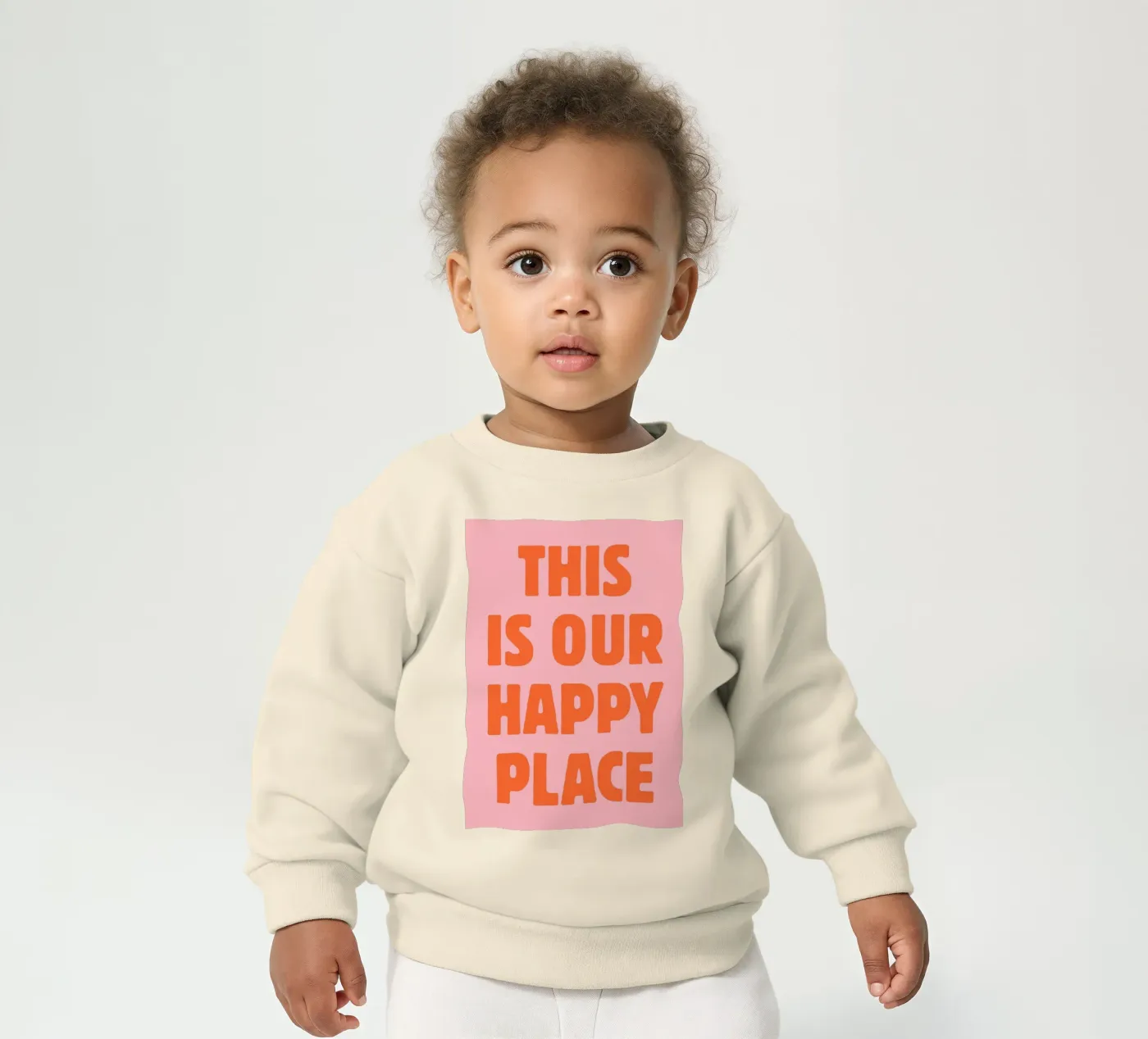 This is our happy place baby sweatshirt by pdigitalprints