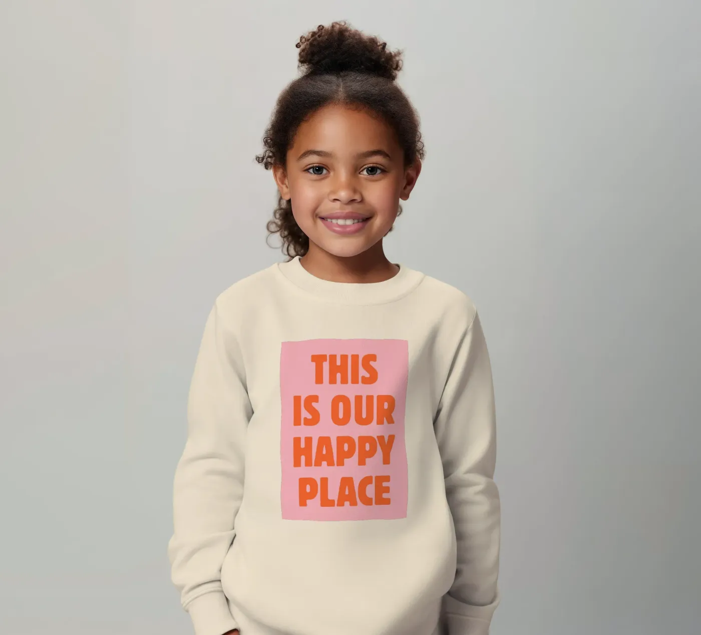 This is our happy place kids sweatshirt by pdigitalprints