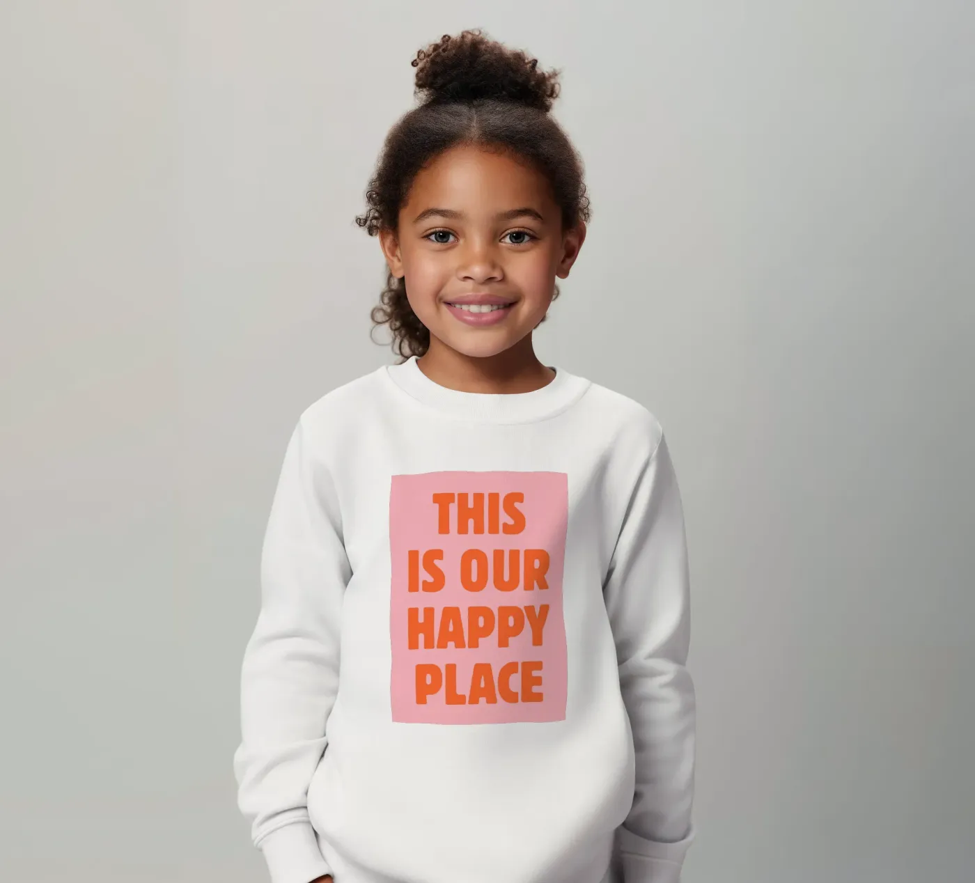 This is our happy place kids sweatshirt by pdigitalprints