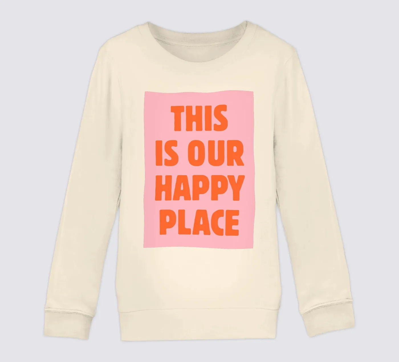 This is our happy place kids sweatshirt by pdigitalprints