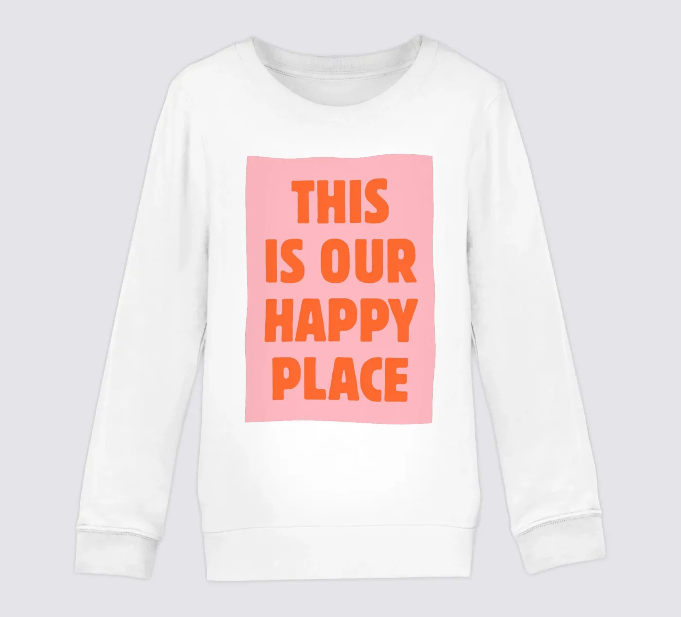 This is our happy place kids sweatshirt by pdigitalprints