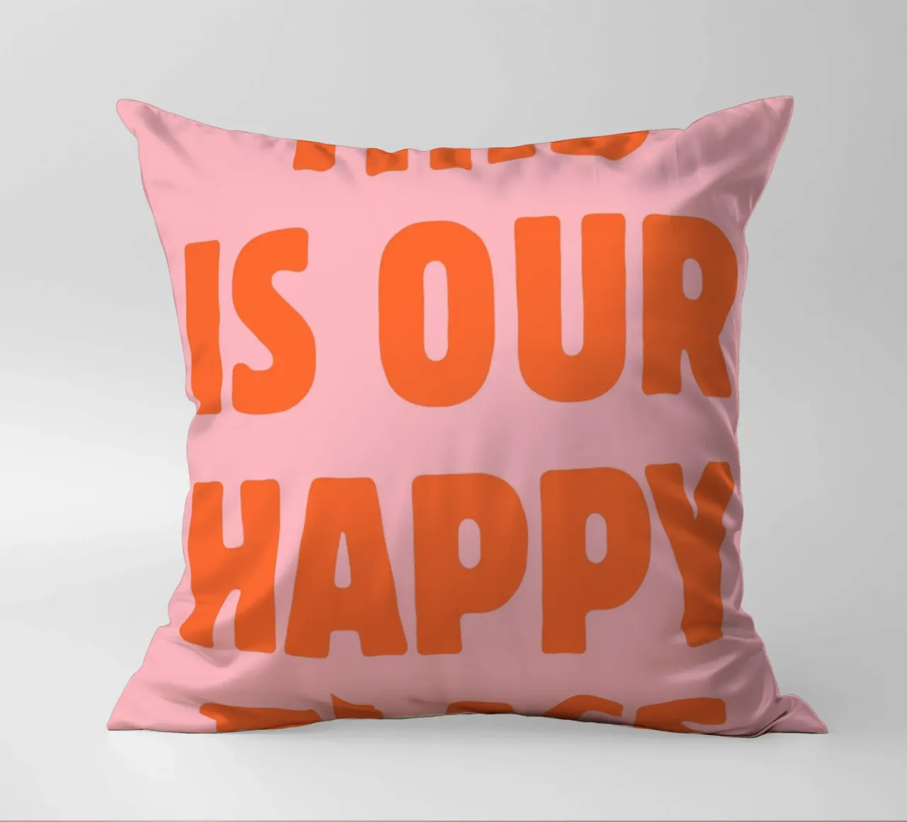 Questo è il nostro posto felice cuscino da pdigitalprints