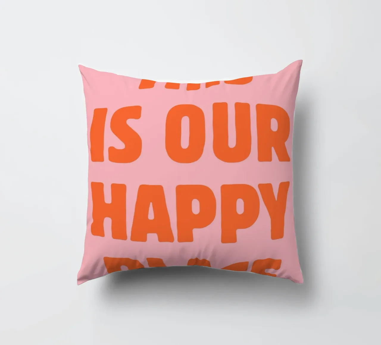 Questo è il nostro posto felice cuscino da pdigitalprints