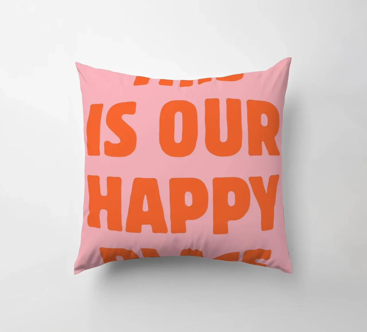 Questo è il nostro posto felice cuscino da pdigitalprints