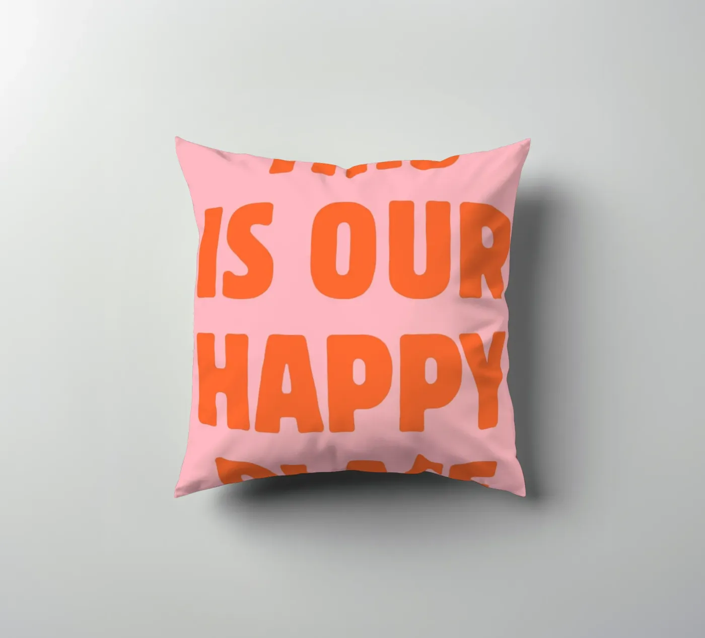 This is our happy place decorative cushion by pdigitalprints