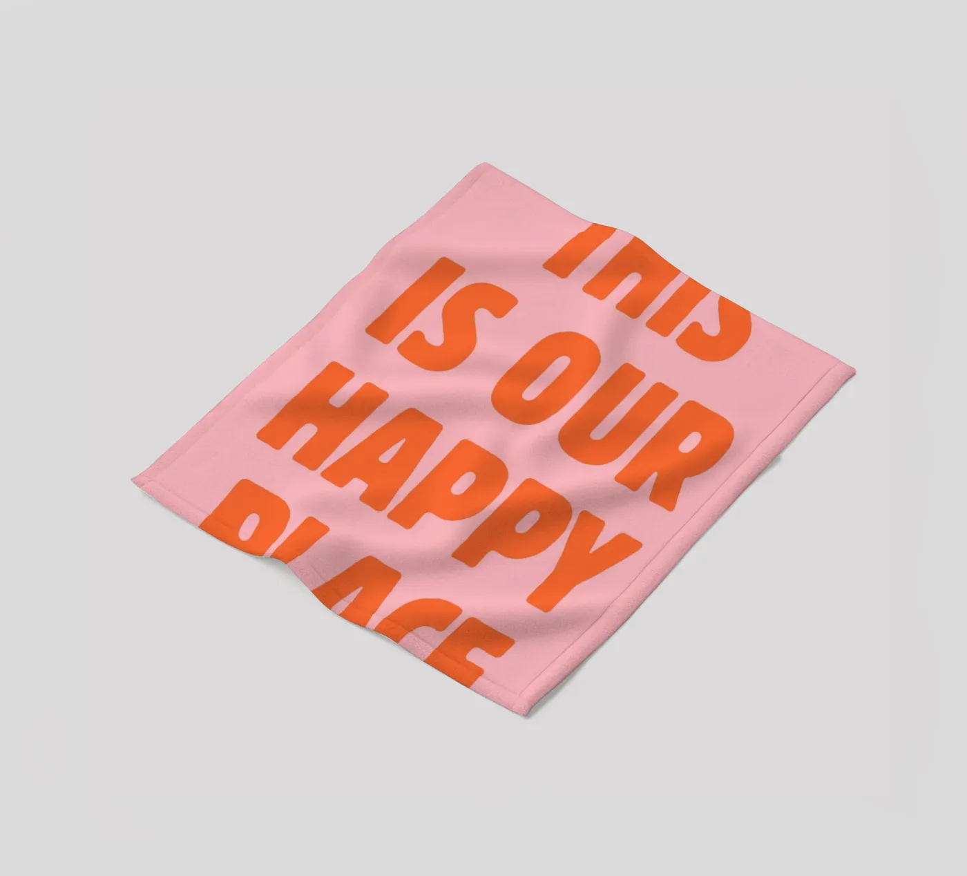 This is our happy place fleece blanket by pdigitalprints