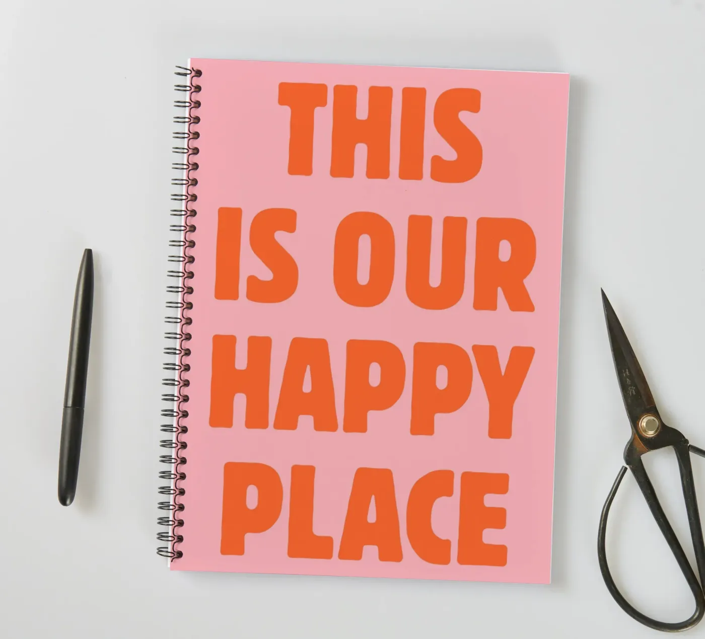 This is our happy place spiral notebook by pdigitalprints