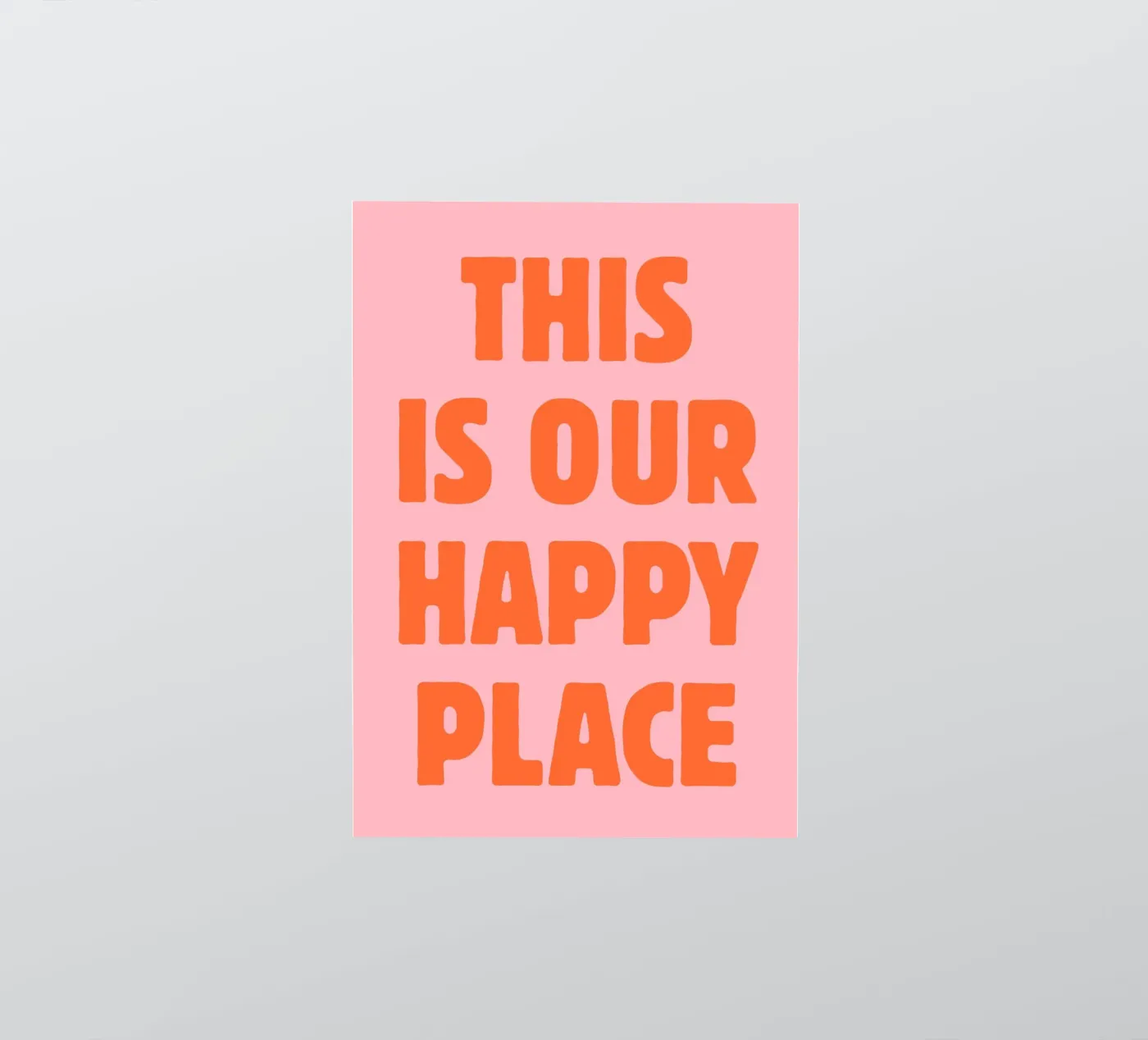 This is our happy place sticker by pdigitalprints