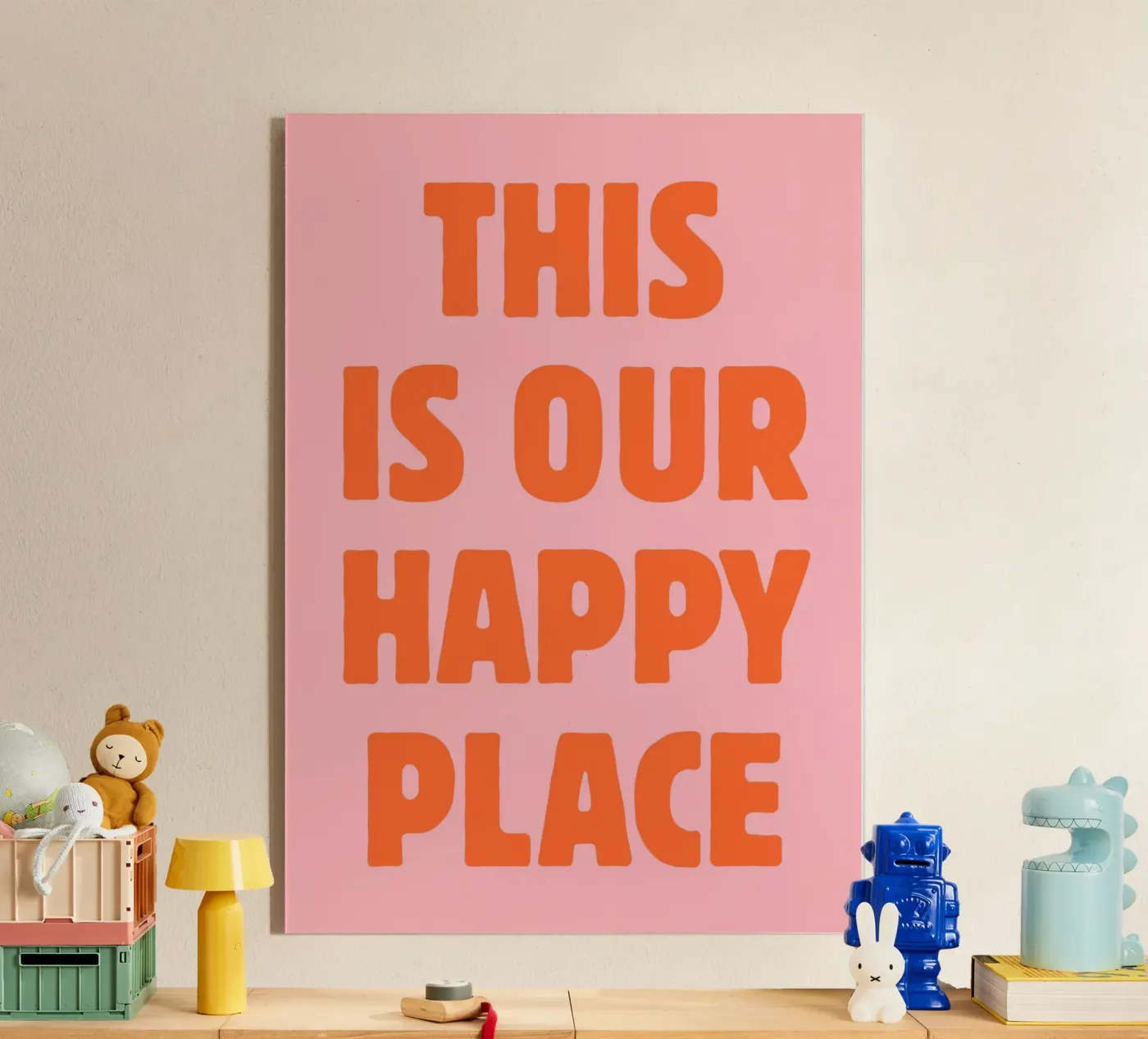This is our happy place acrylic glass by pdigitalprints