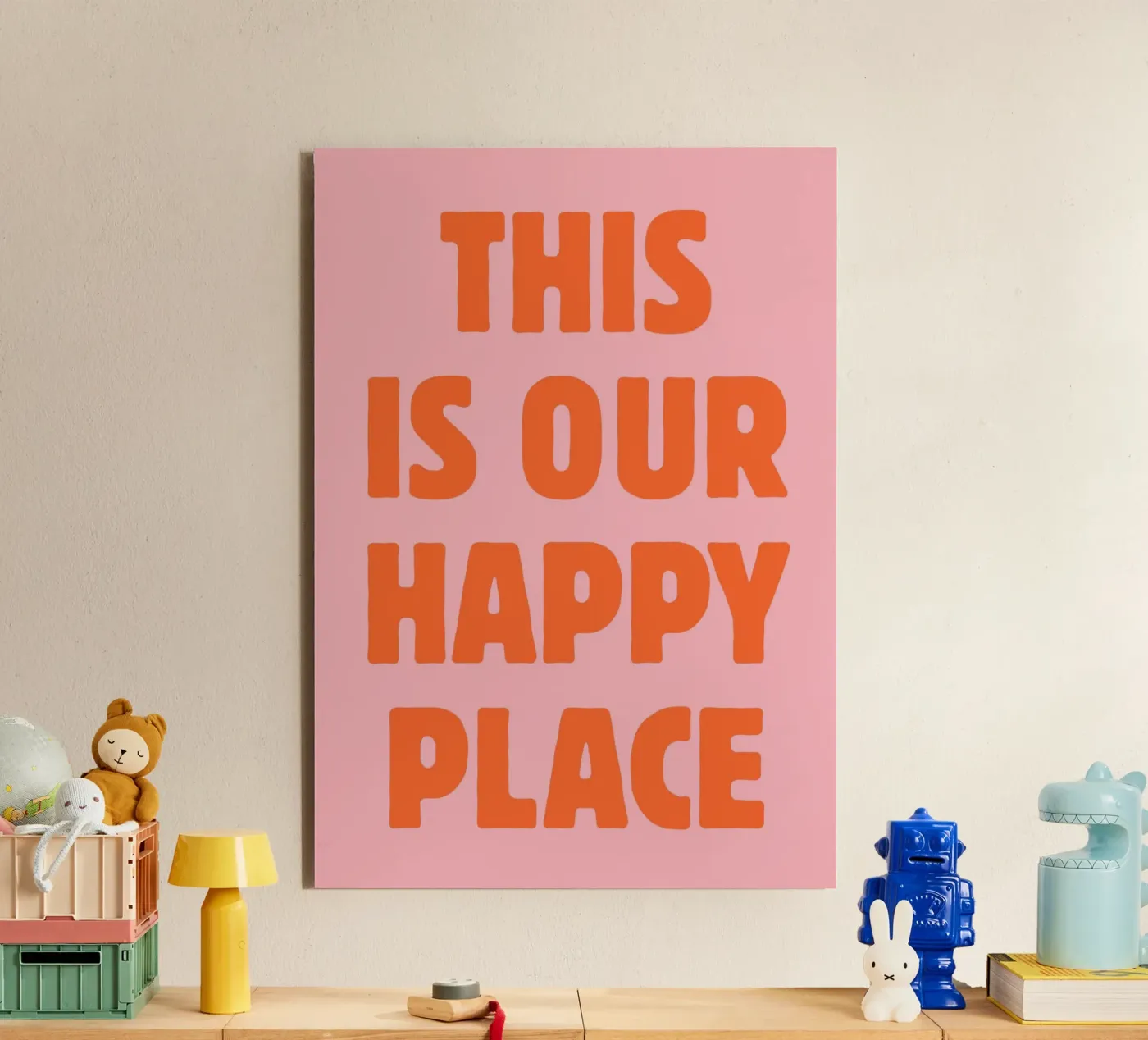 This is our happy place alu-dibond by pdigitalprints
