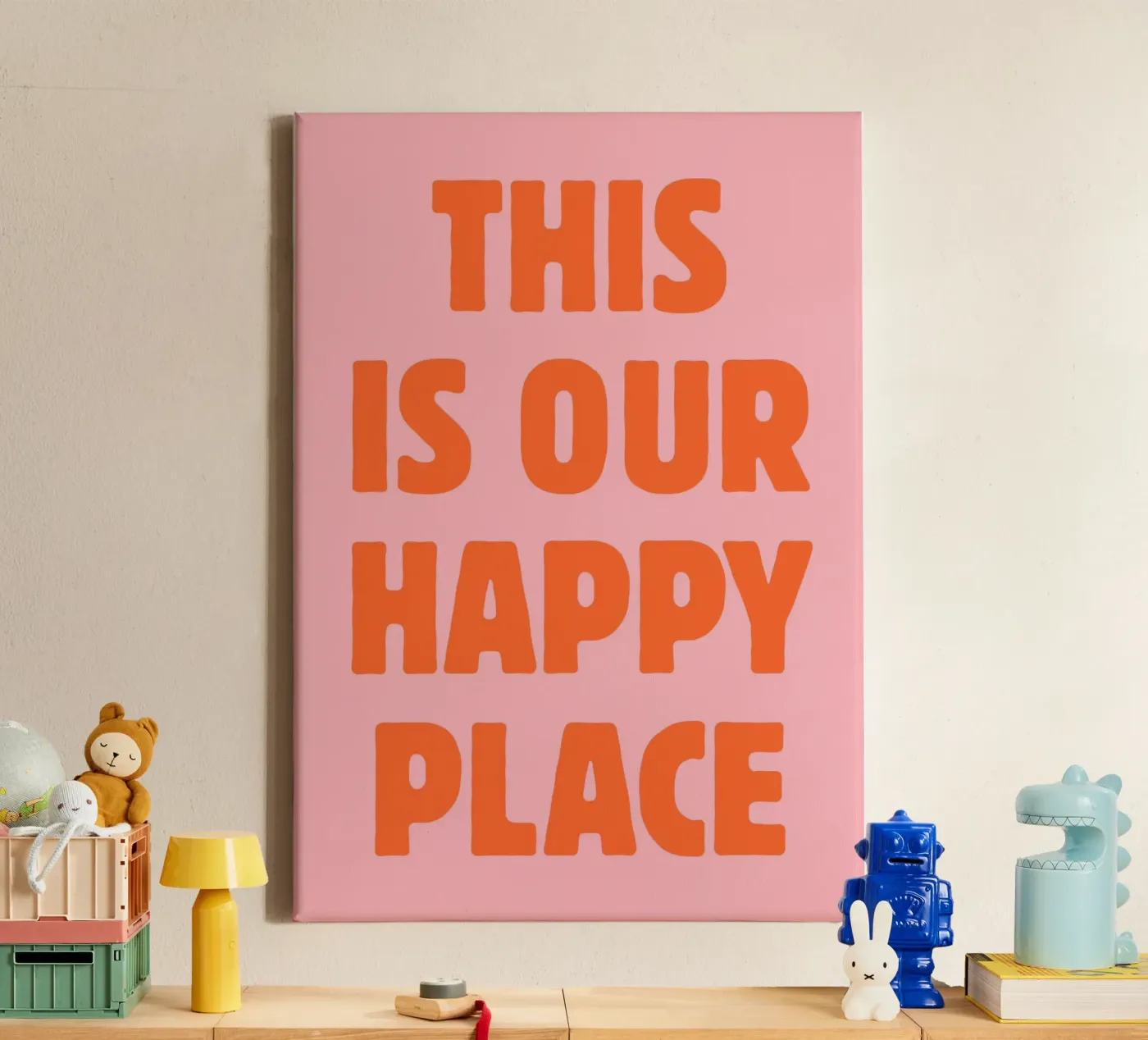 This is our happy place canvas by pdigitalprints