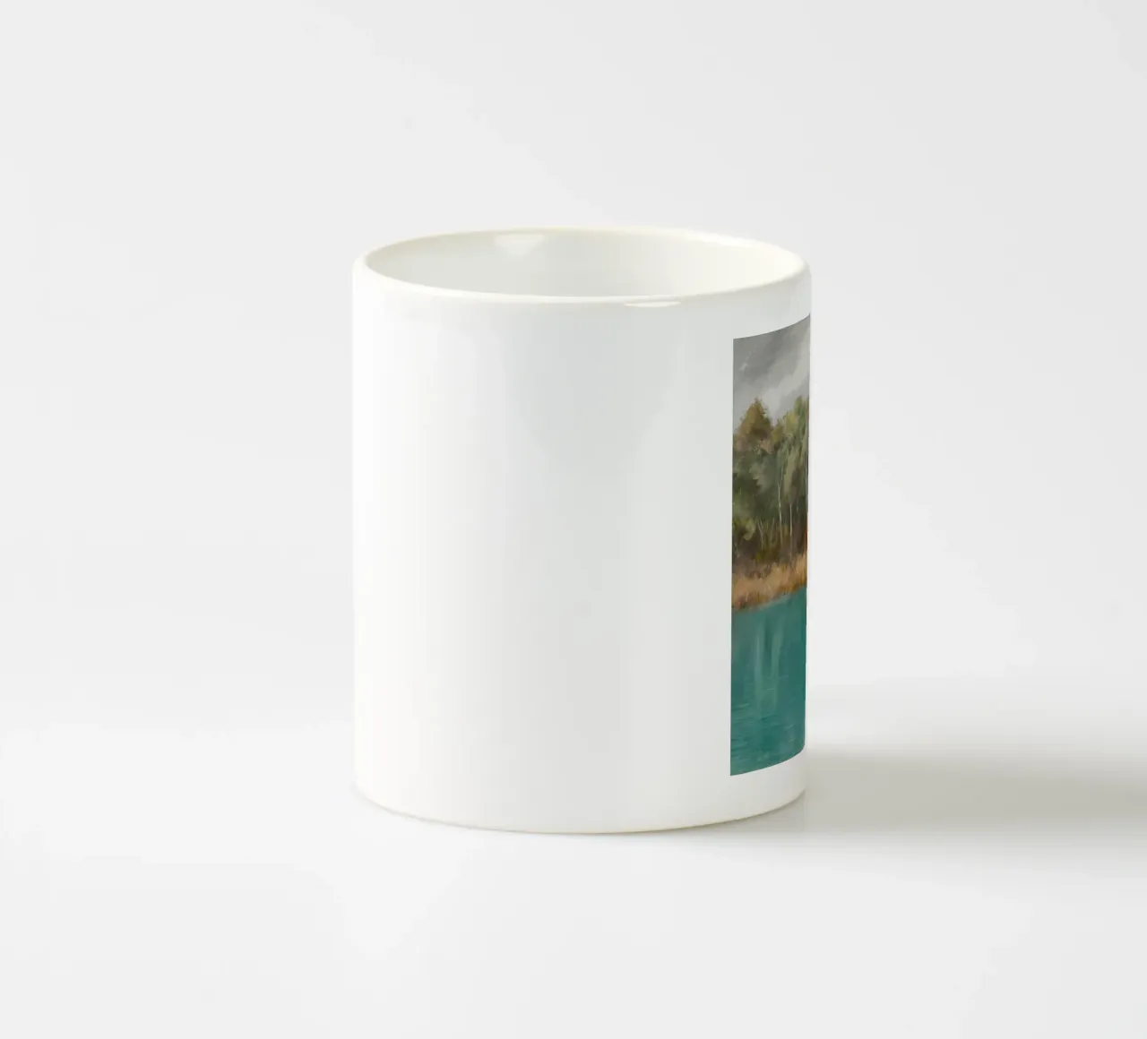 Acqua Verdeggiante Calma tazza in ceramica da Solestice Strokes