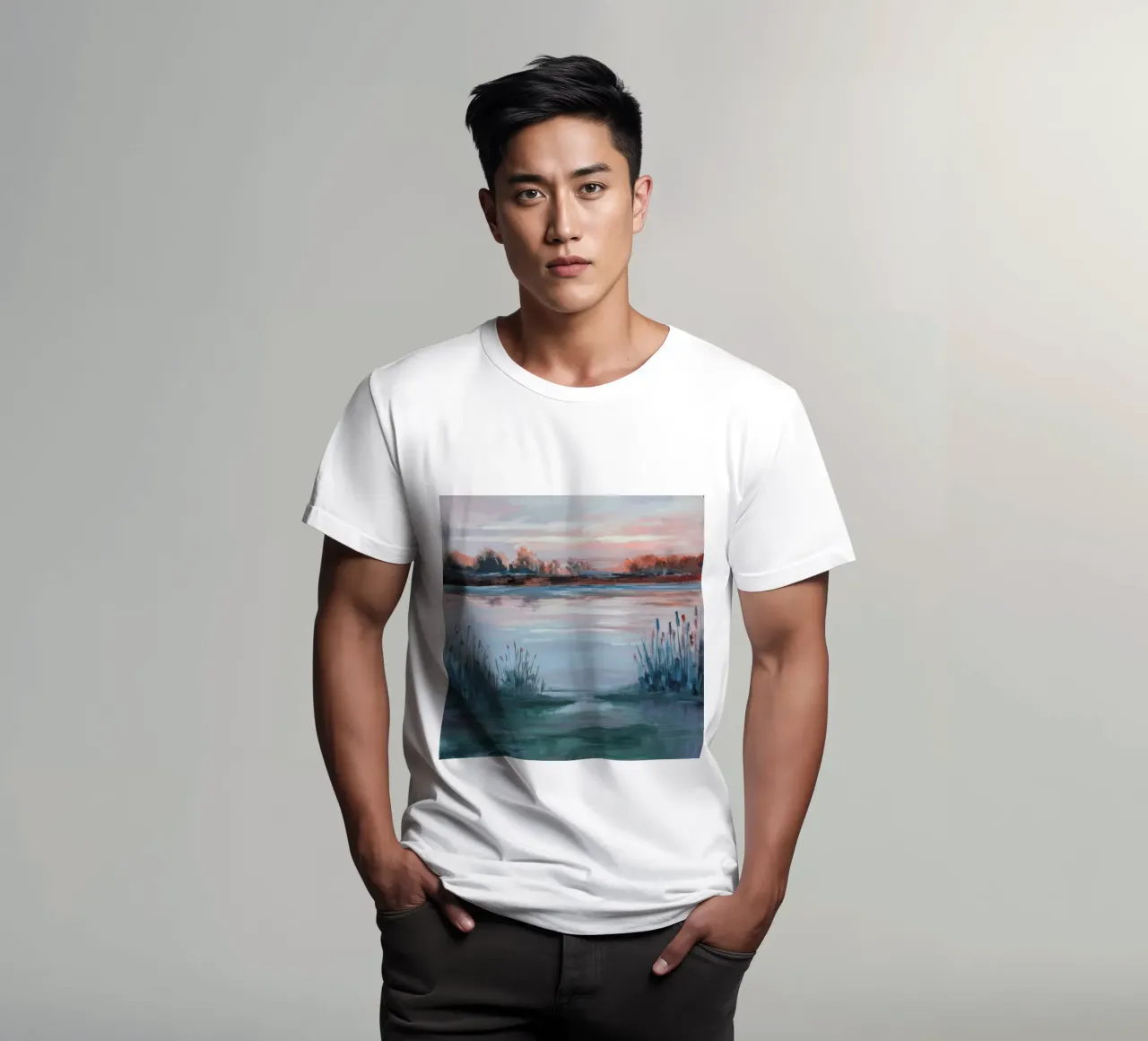 Orizzonte Cremisi Pace t-shirt da Solestice Strokes