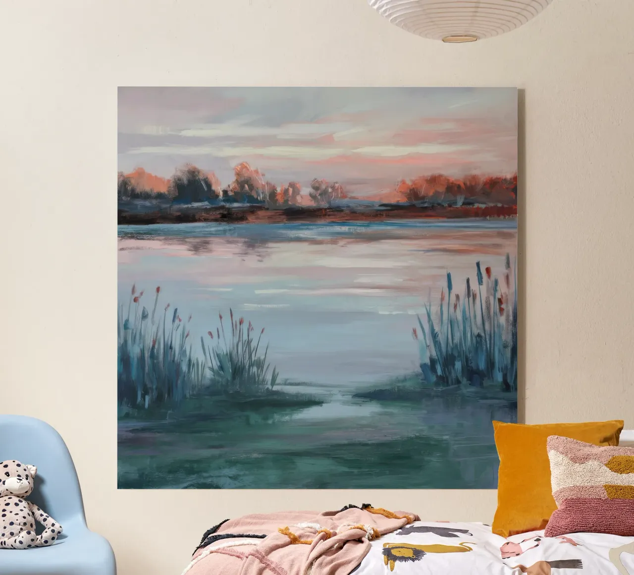 Orizzonte Cremisi Pace plexiglass da Solestice Strokes