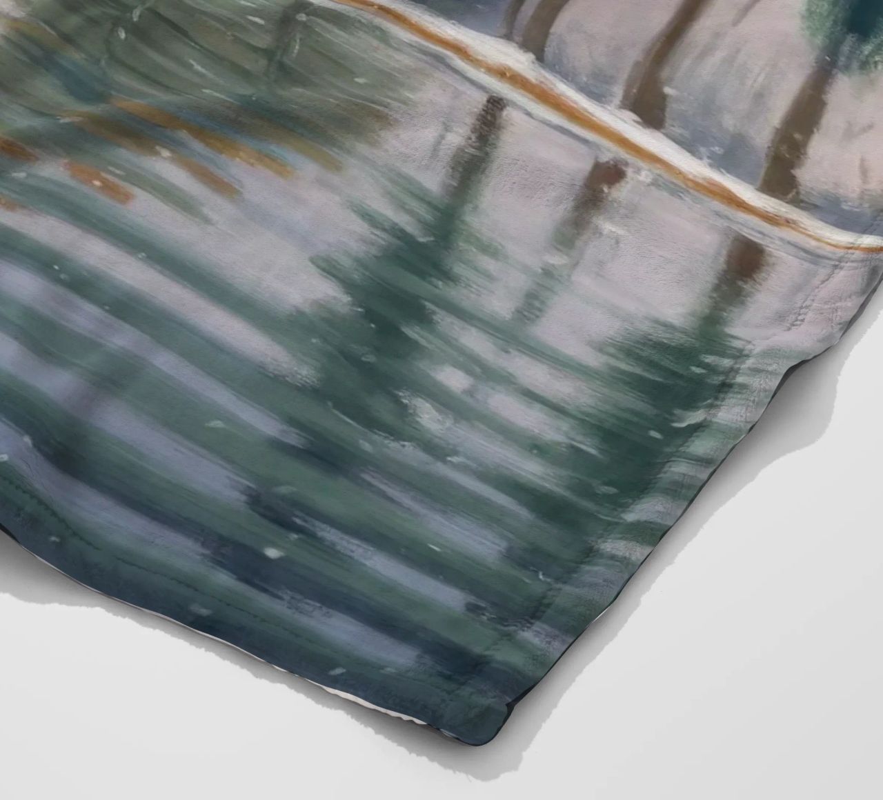 Stand invernale riflesso coperta in pile da Solestice Strokes