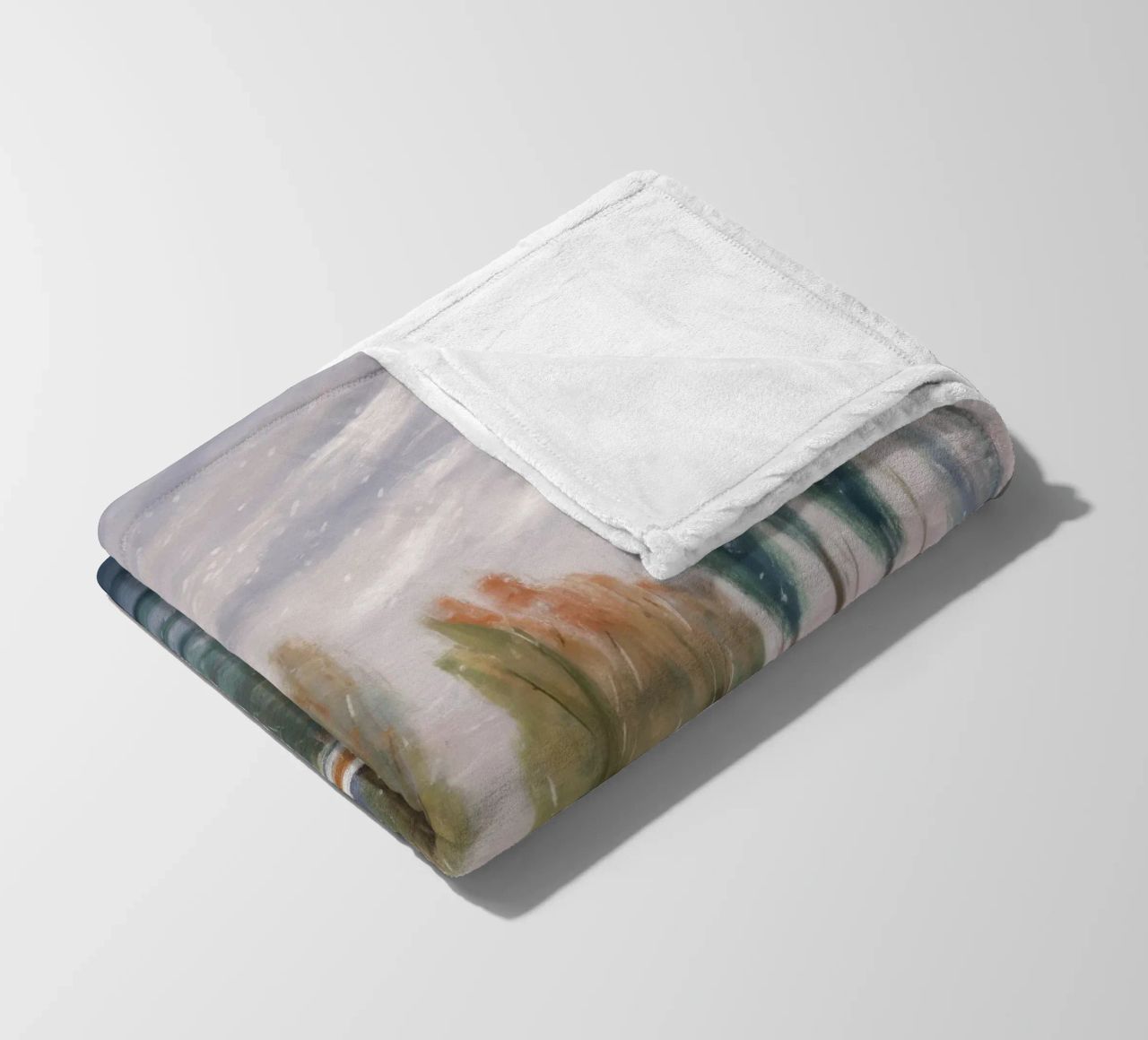 Stand invernale riflesso coperta in pile da Solestice Strokes