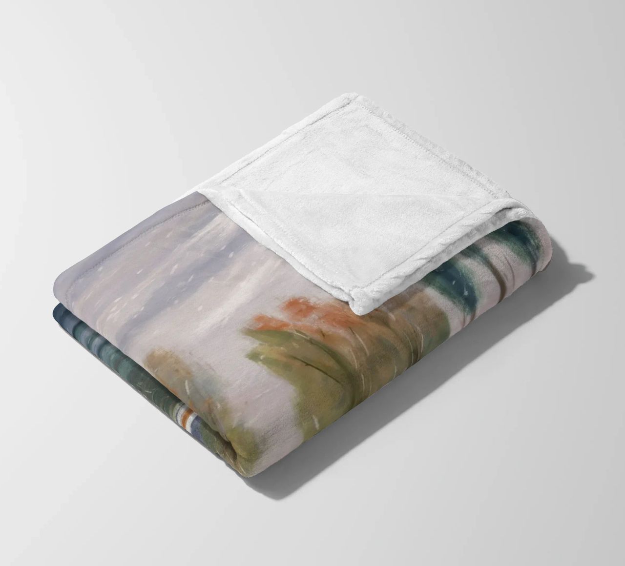 Stand invernale riflesso coperta in pile da Solestice Strokes