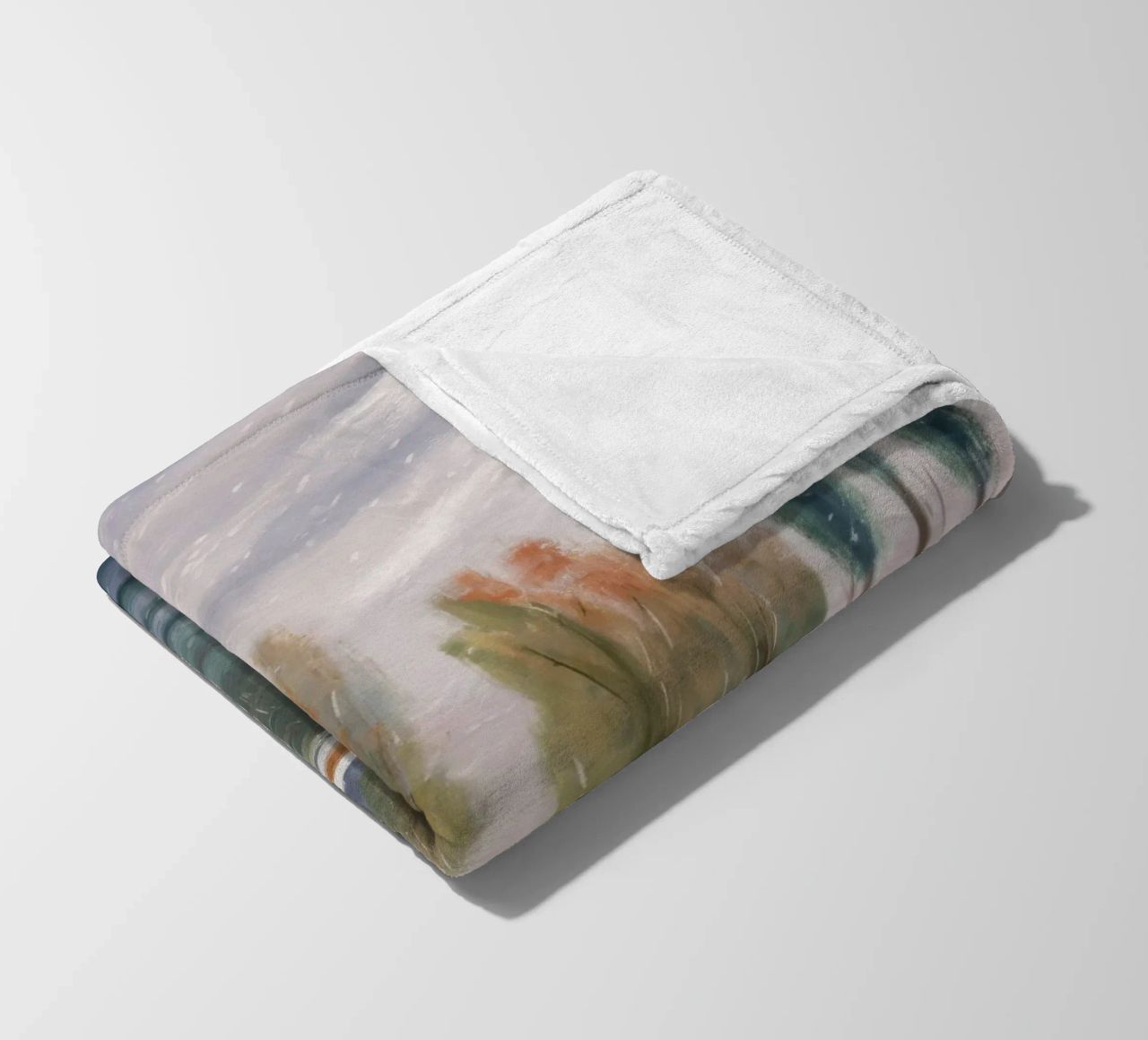 Stand invernale riflesso coperta in pile da Solestice Strokes
