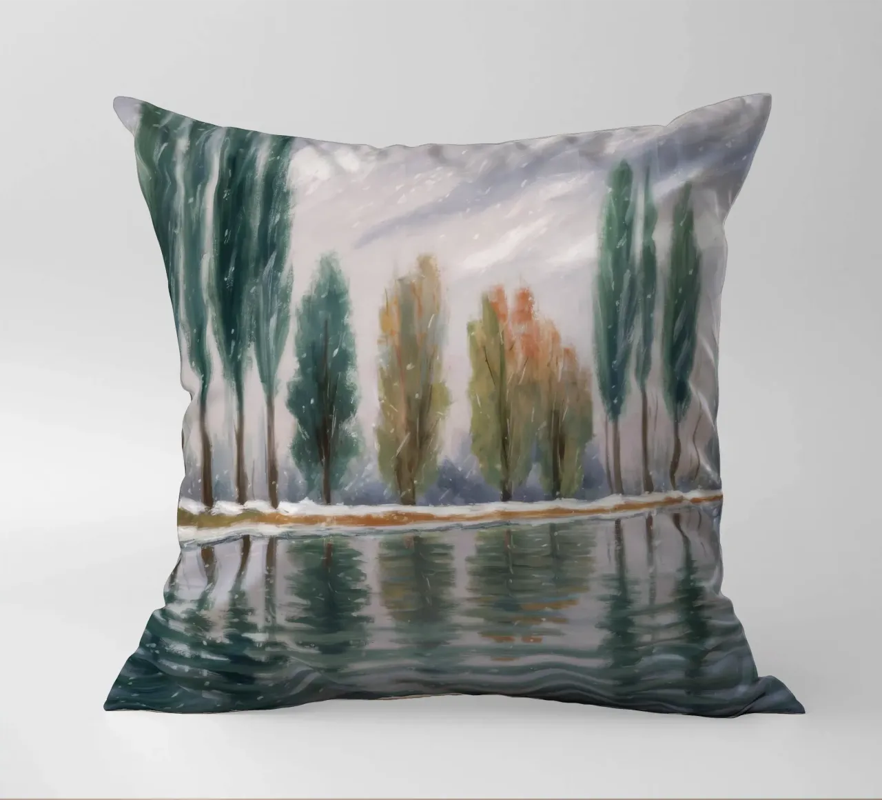 Stand invernale riflesso cuscino da Solestice Strokes