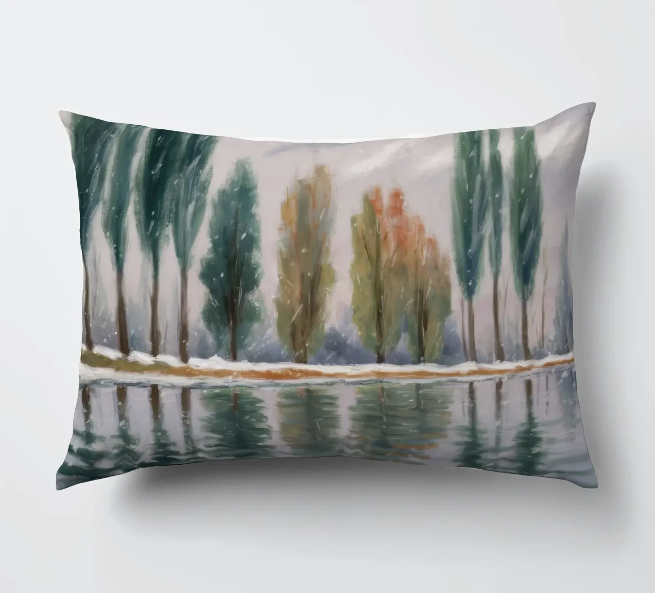 Stand invernale riflesso cuscino da Solestice Strokes