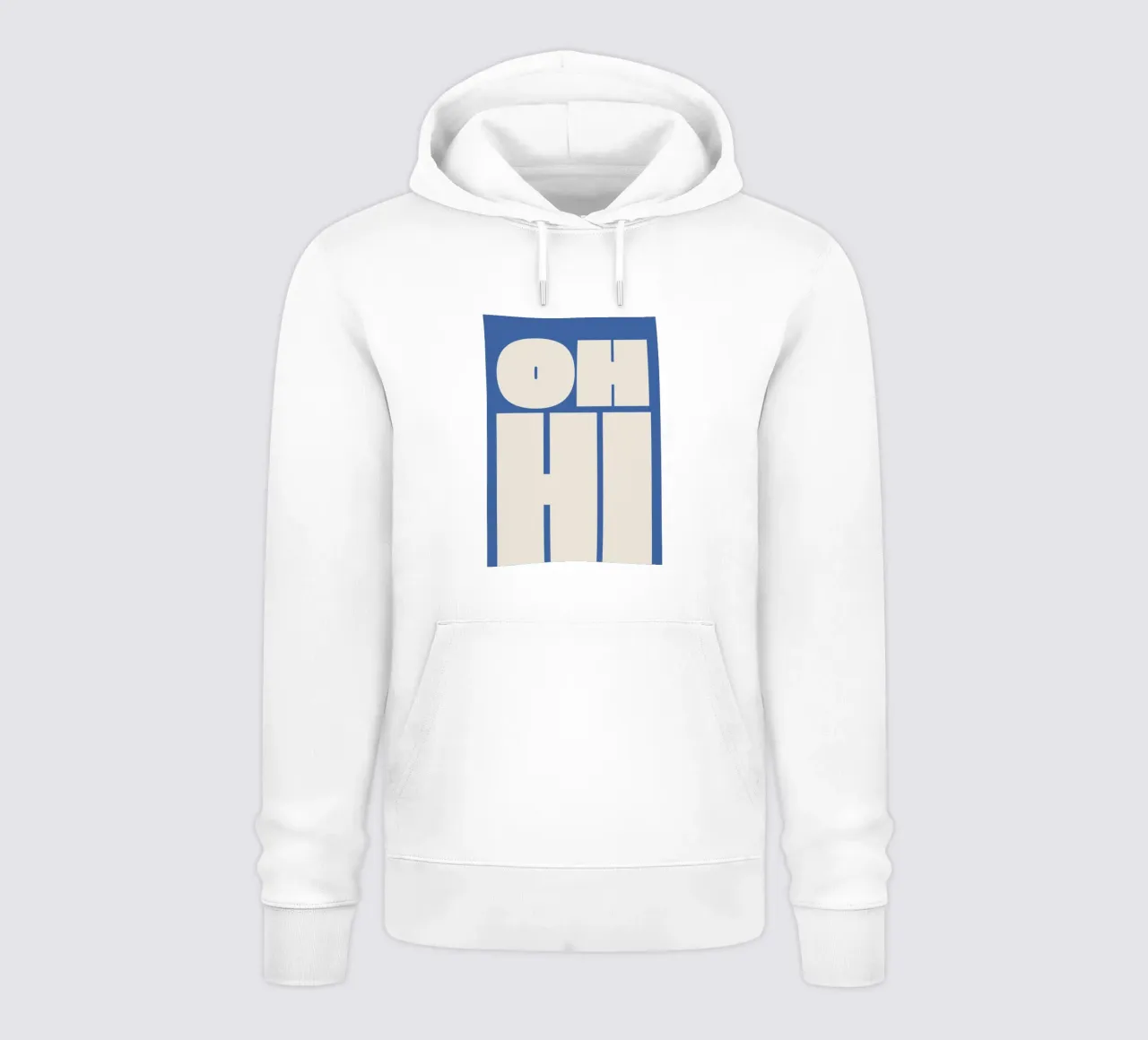 Oh ciao tipografia in grassetto felpa con cappuccio da pdigitalprints