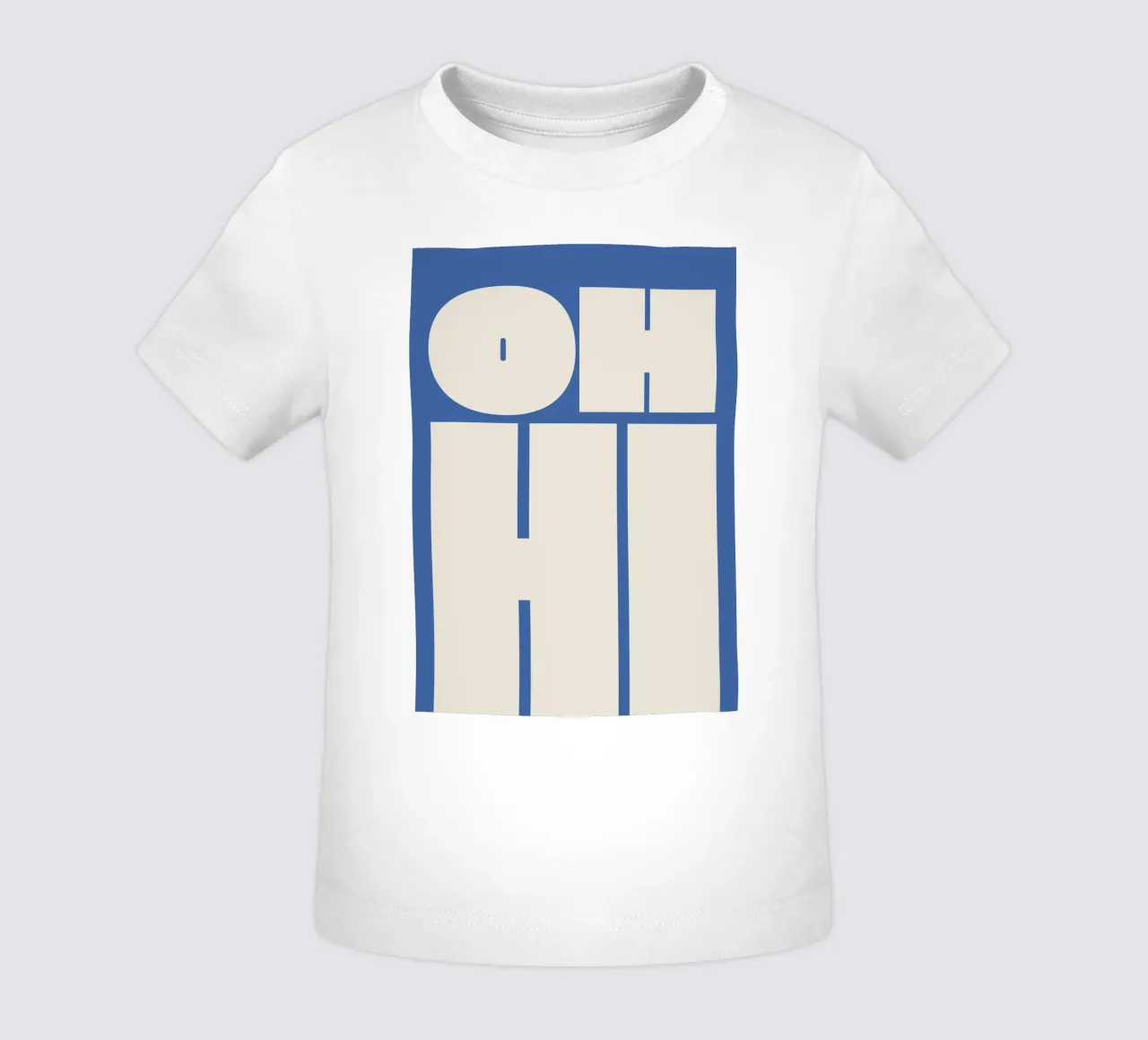 Oh ciao tipografia in grassetto maglietta neonato da pdigitalprints