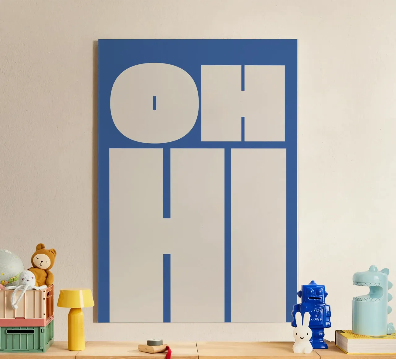 Oh ciao tipografia in grassetto plexiglass da pdigitalprints