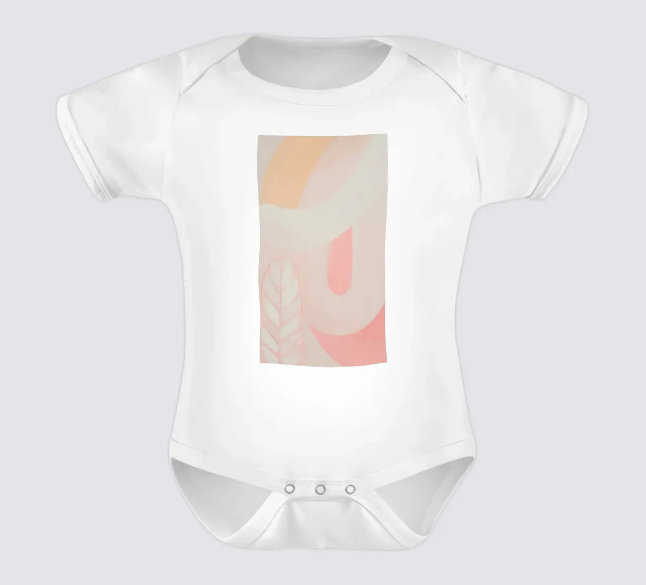 Soft Nature Vibes No.3 Kurzarm Babybody von 20 Farben