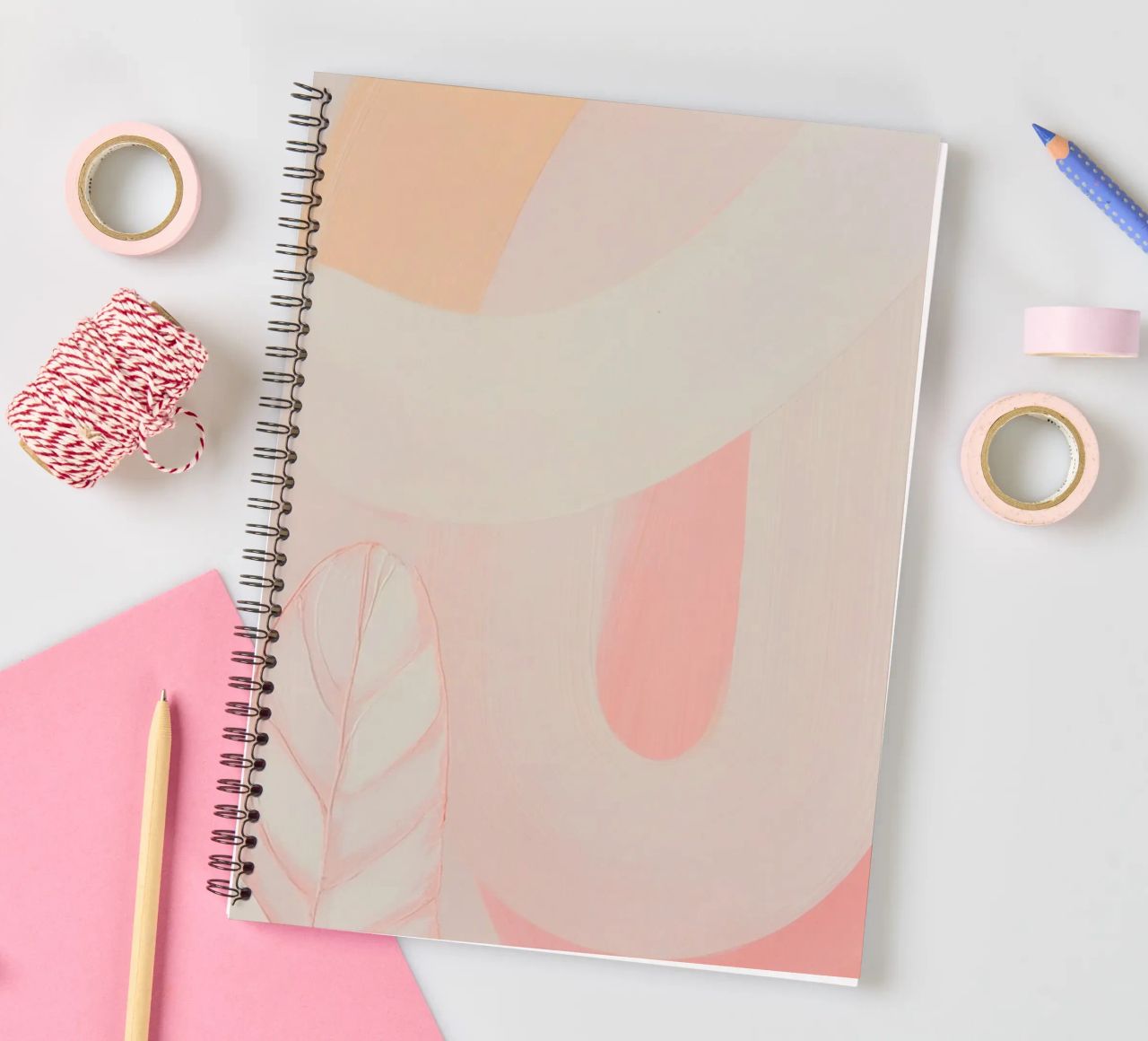 Soft Nature Vibes No.3 carnet à spirale de 20 Farben