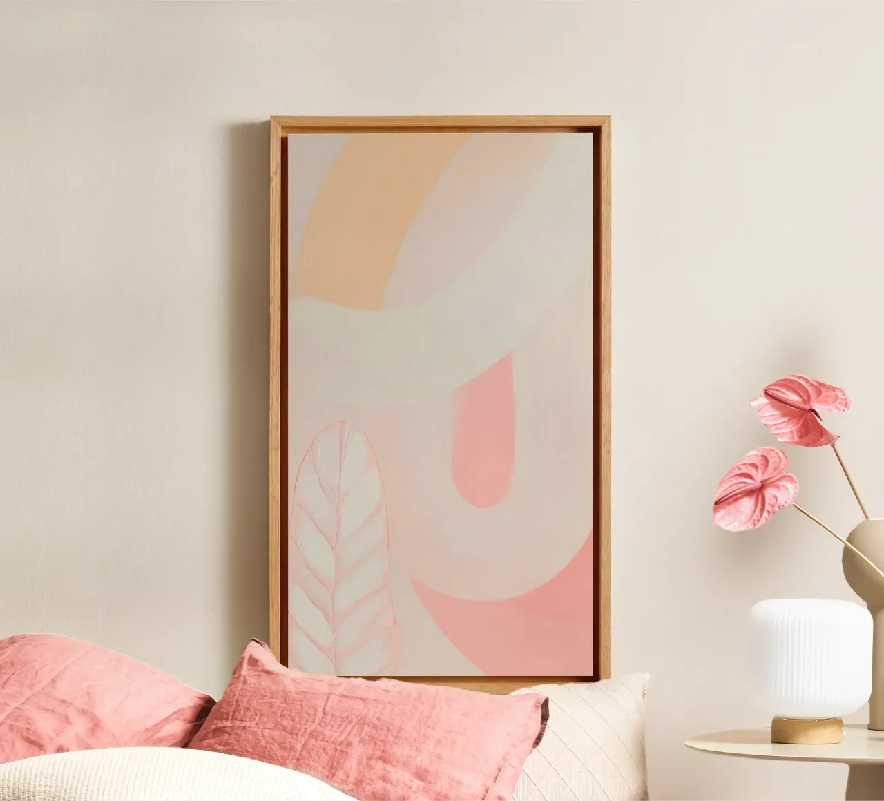 Soft Nature Vibes No.3 Leinwand von 20 Farben