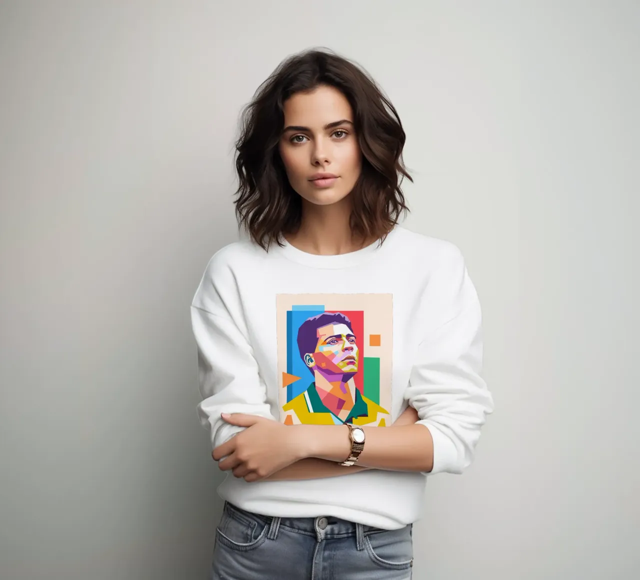 Calcio iconico-Romario felpa da Hantamrata