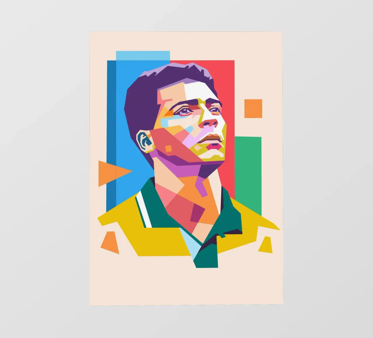 Calcio iconico-Romario carta da parati fotografica da Hantamrata