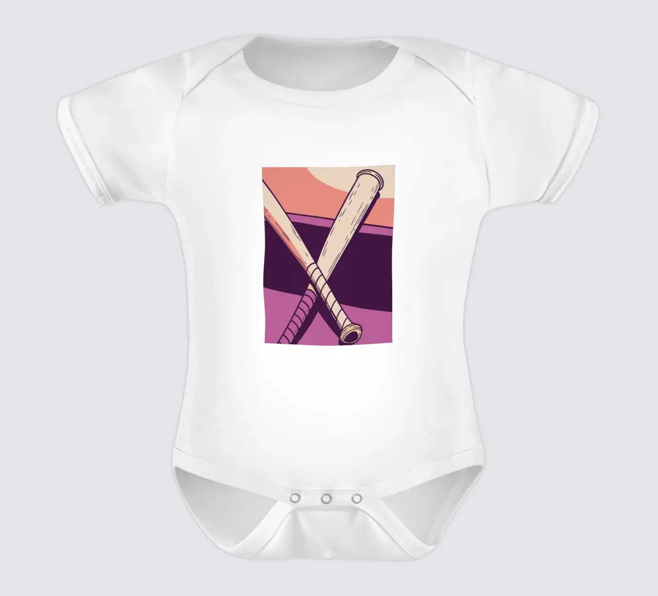 Mazze da baseball body neonato maniche corte da SPORTS ONLY