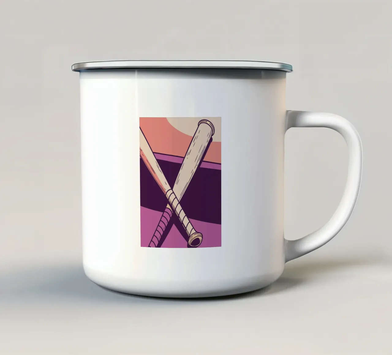 Mazze da baseball tazza in smalto da SPORTS ONLY