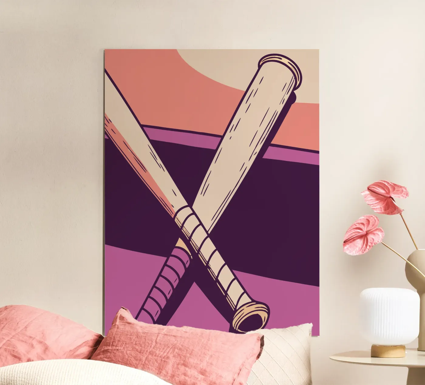 Honkbalknuppels poster van SPORTS ONLY